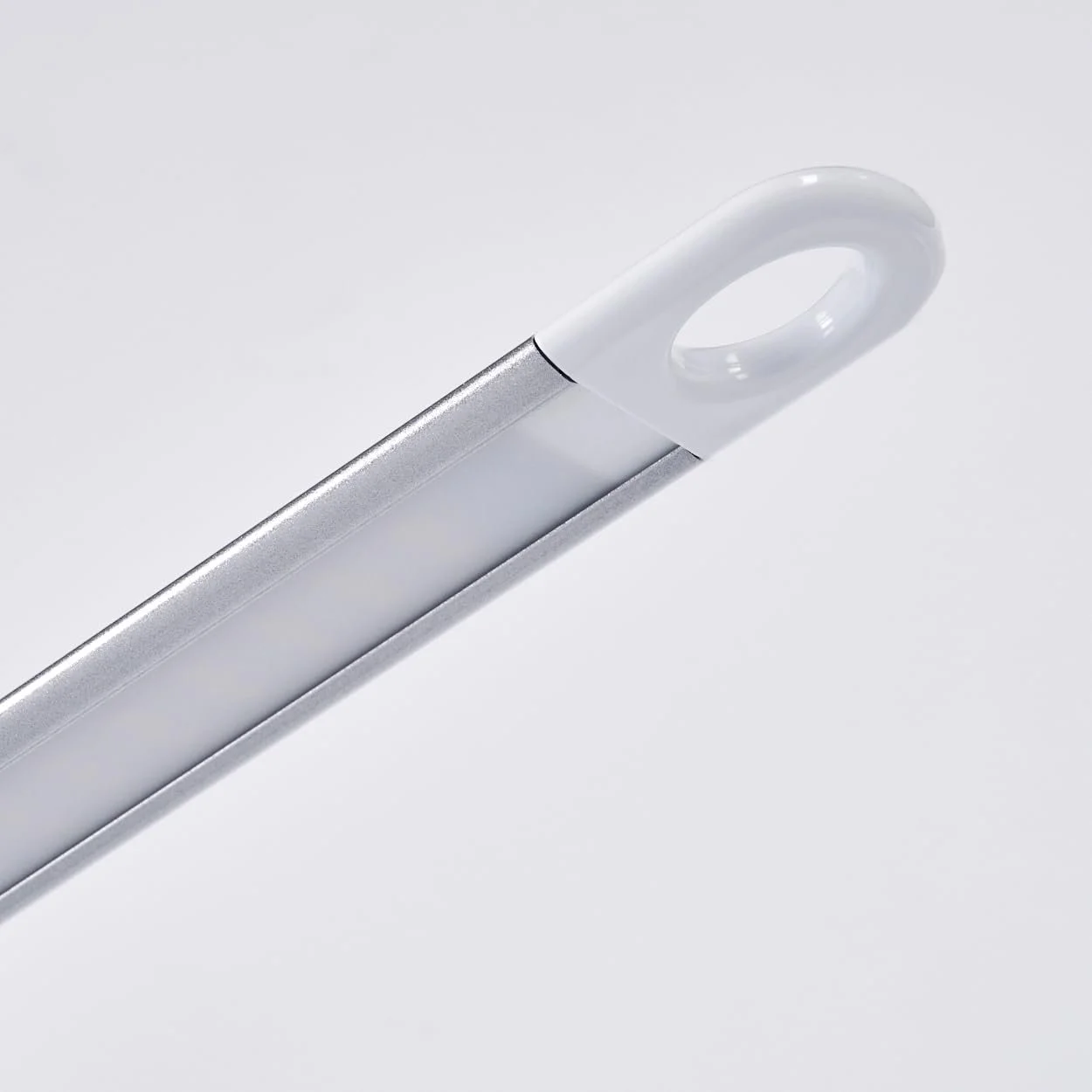 Настільна лампа HOFSTEIN Vringelby LED Пластикова Діммована Срібляста/Біла 72 см, фото №7