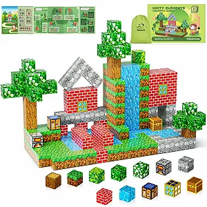 Магнітні будівельні блоки Kid Odyssey Mein Landhausdorf - Фото 1