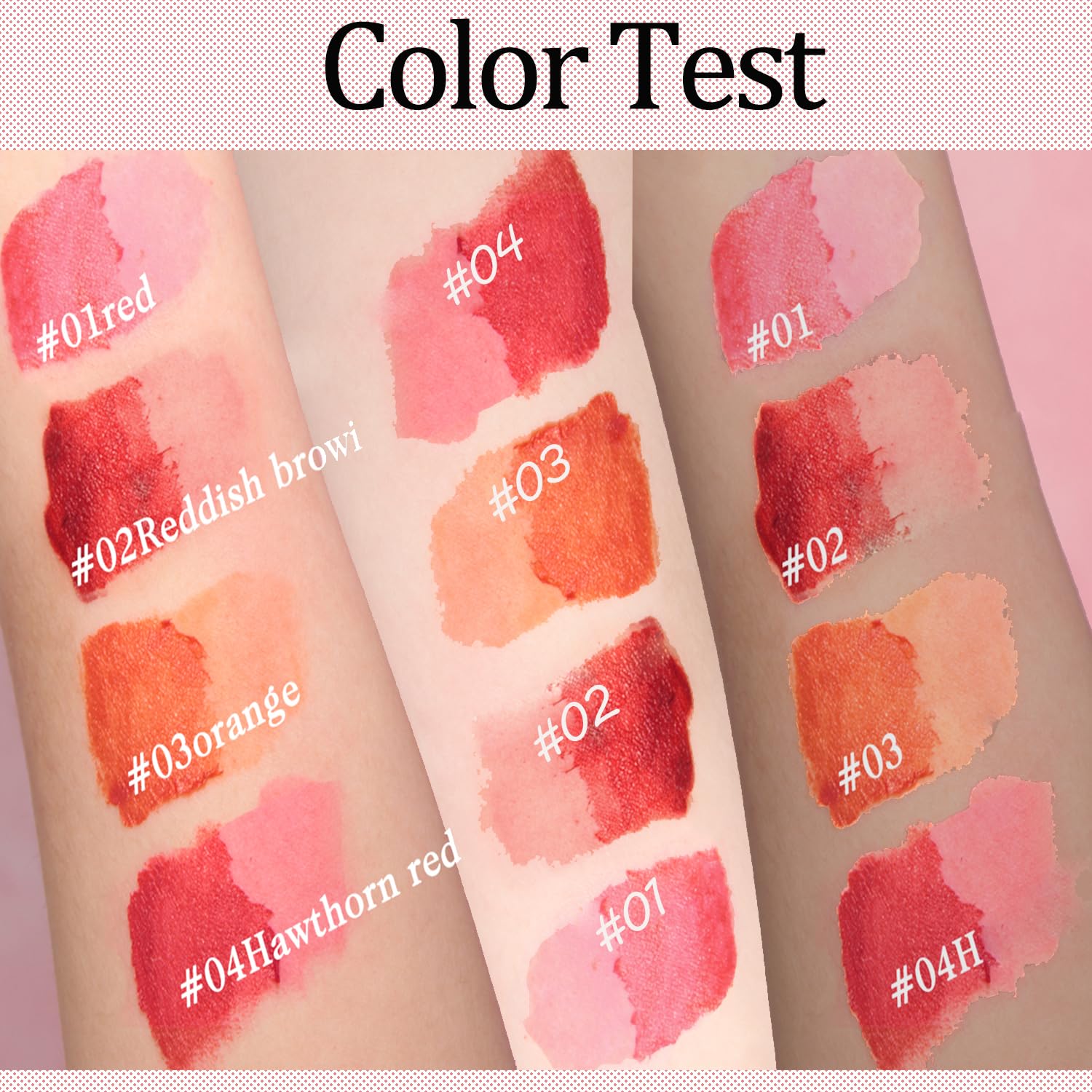 Набор блесков для губ Cute Cat Lip Gloss Set 4 шт., фото №5
