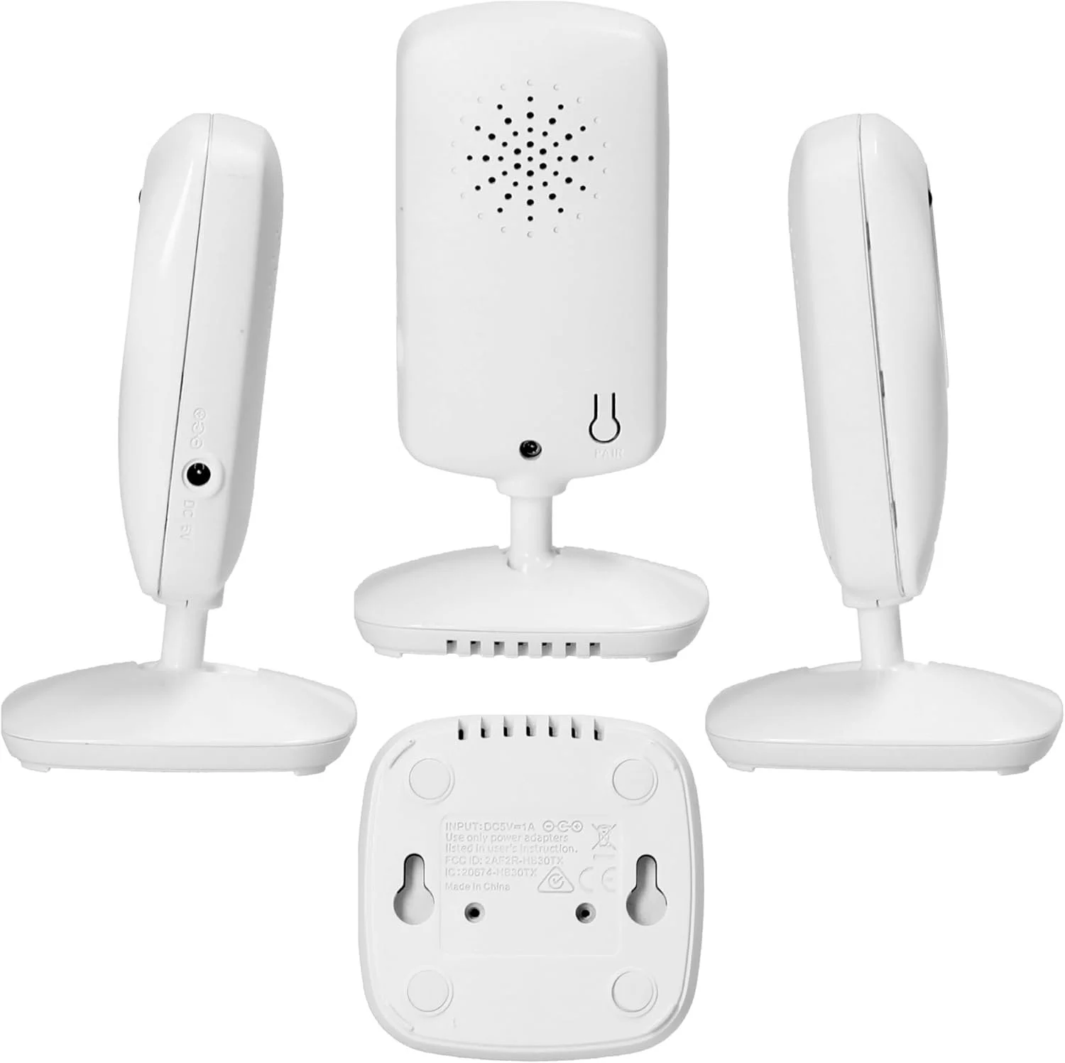 Дитяча відеоняня з монітором 2.4'' Alecto DVM-64 Wi-Fi Білий, фото №3