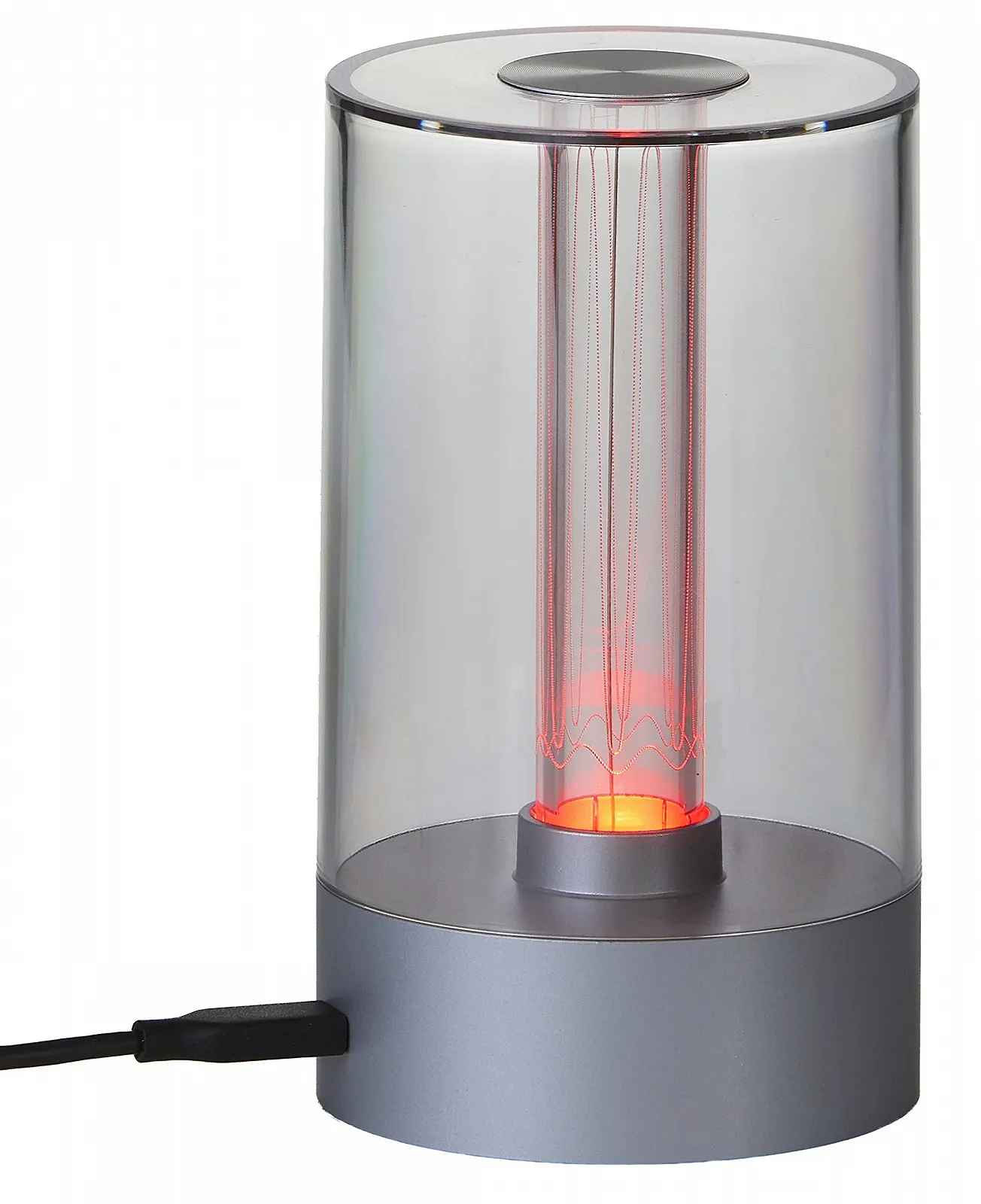 Настільна світлодіодна лампа Northpoint Design 1800 мАг Сенсорний вимикач 20 лм Сріблястий, фото №3