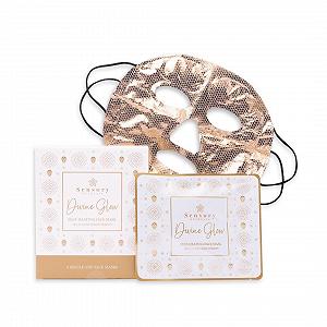 Маска для лица Sensory Retreats Divine Glow Self-Heating, саморазогревающаяся, увлажняющая, спа, для домашней релаксации - Фото 1
