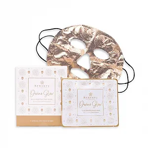 Маска для обличчя Sensory Retreats Divine Glow Self-Heating, саморозігрівна, зволожуюча, спа, для домашньої релаксації - Фото 1