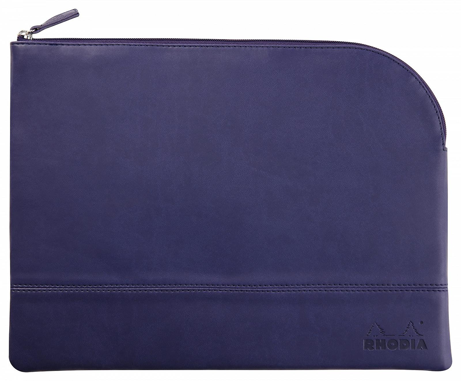 Сумка на молнии Rhodia Rhodiarama 21 x 28 cm Полуночный синий, фото №1