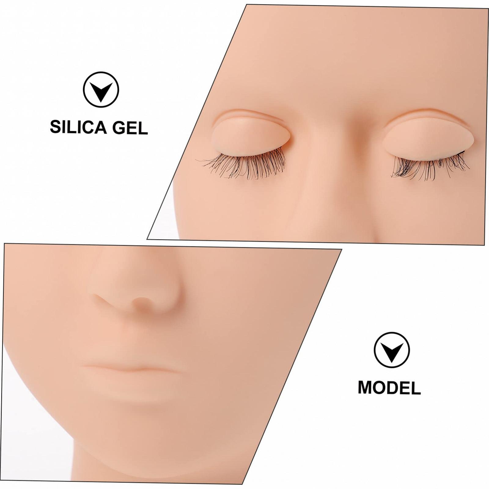 Голова Angoily Human Head Ресницы Парики Тело Силиконовый Гель Искусственная Голова Упаковка 3 шт., фото №6 Голова Angoily Human Head Ресницы Парики Тело Силиконовый Гель Искусственная Голова Упаковка 3 шт., фото №6