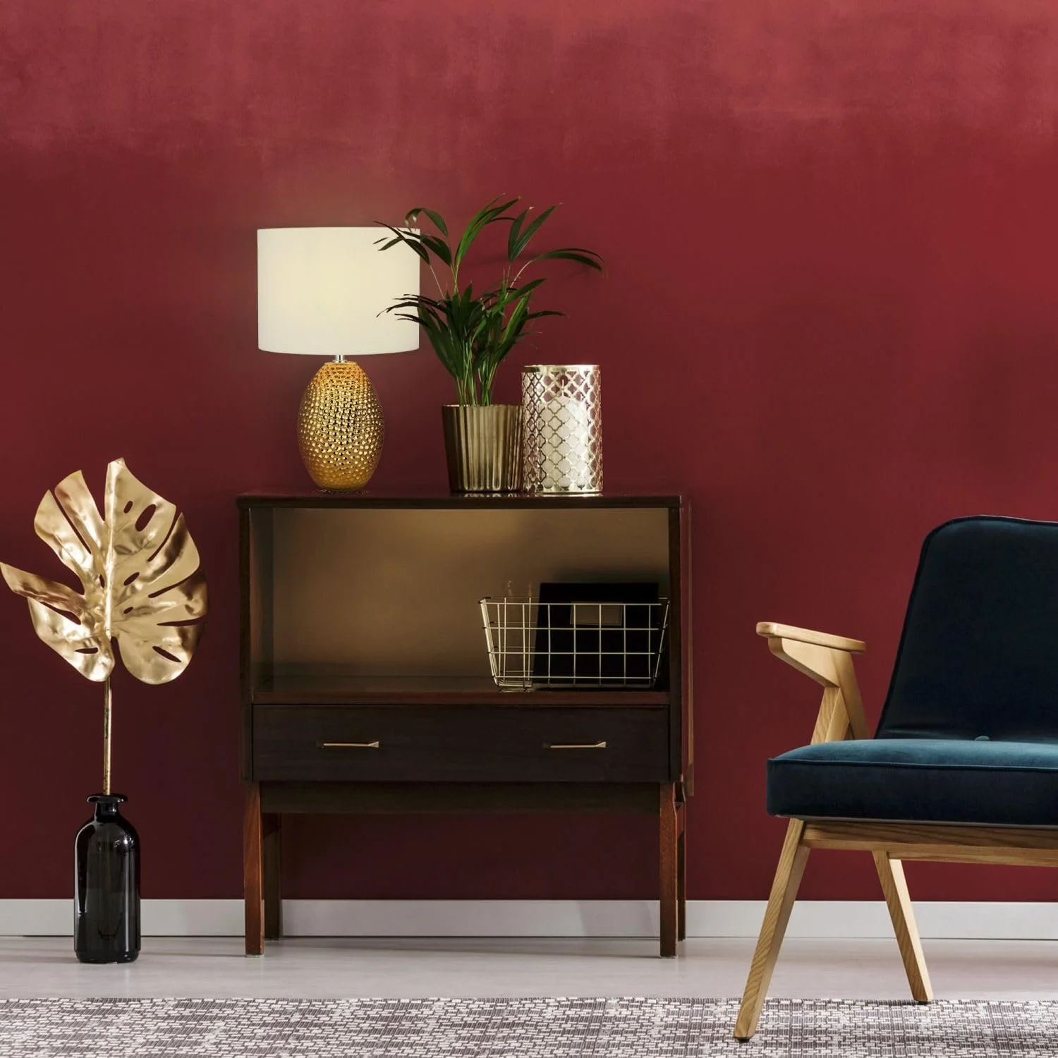 Настільна лампа Licht-Erlebnisse Тканина Кераміка 45 см Золотий Кремово-білий, фото №4