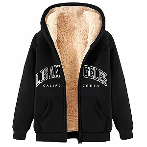 Плюшевый Пуловер GFPGNDFHG Женское Худи Оверсайз Теплое Пальто с карманом 1/4 молнии Длинный рукав Свободный Зимний Повседневный Свитшот Теплое Пушистое Худи из плюшевого флиса Плюшевая Куртка - Фото 1