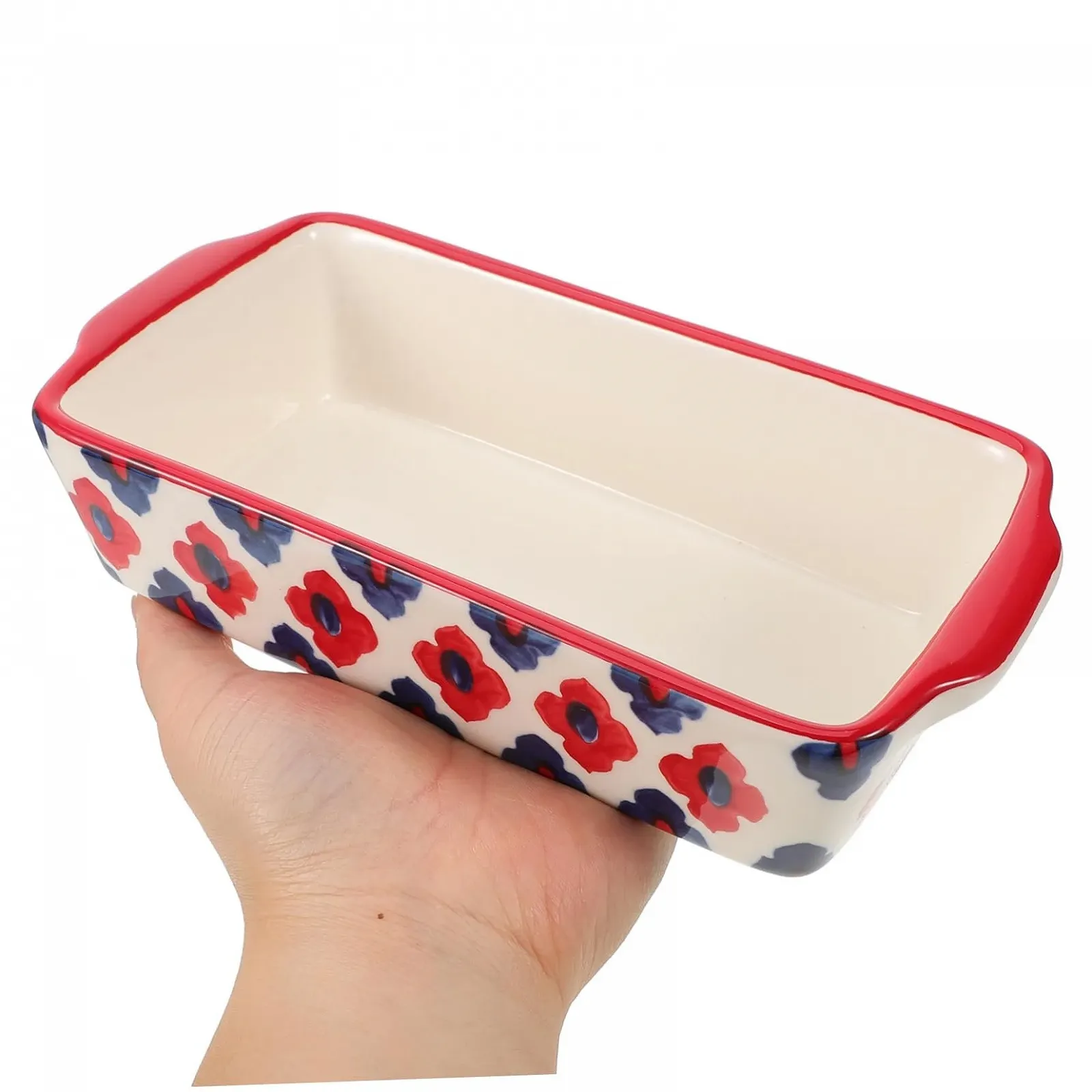 Форма для запікання Ciieeo керамічна велика прямокутна термостійка з ручками, фото №6