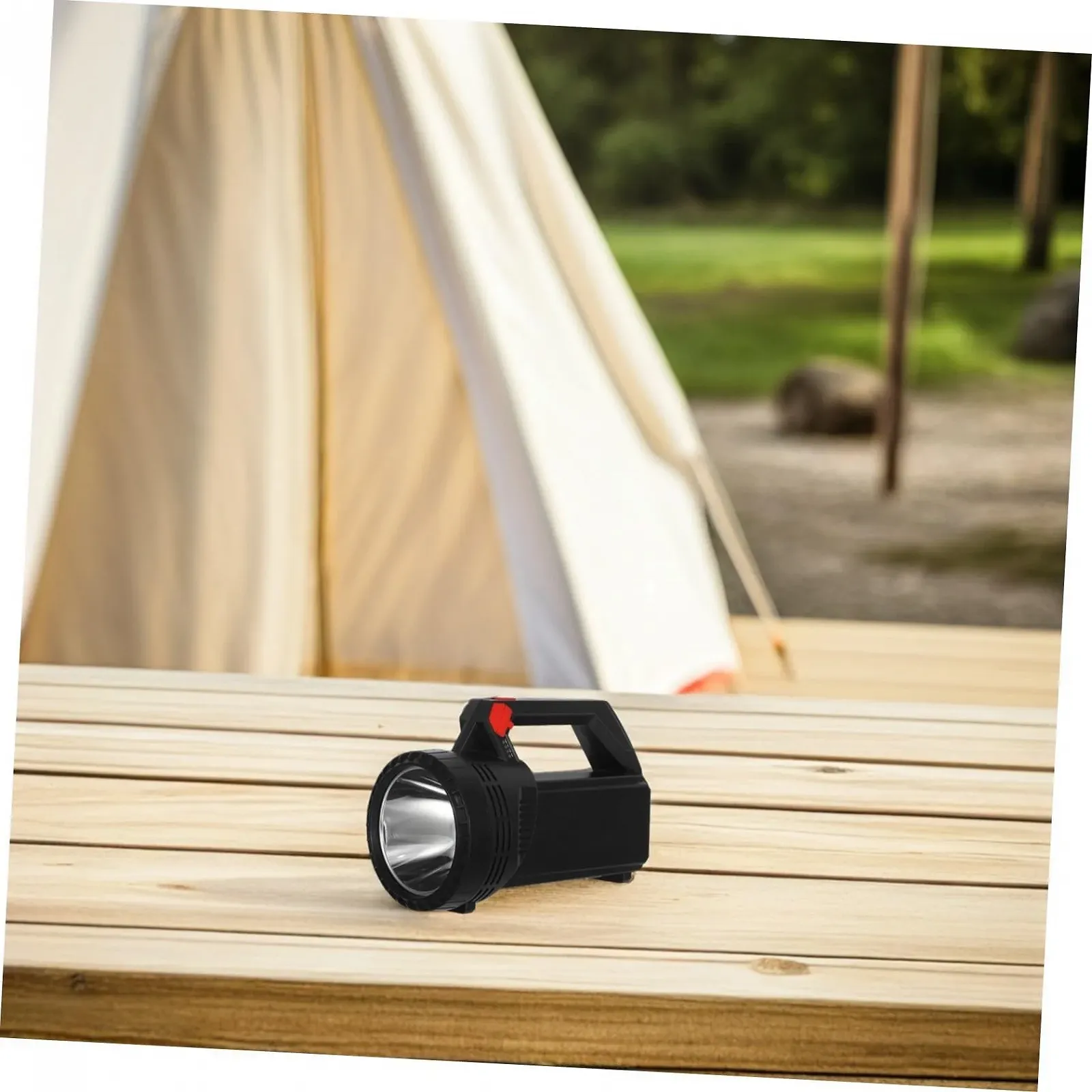 Ручний ліхтар Tofficu на сонячній батареї, акумуляторний, надзвичайно яскравий, водонепроникний, світлодіодний, робочий ліхтар для кемпінгу, походів, надзвичайних ситуацій та рятувальних операцій, міцний, фото №7