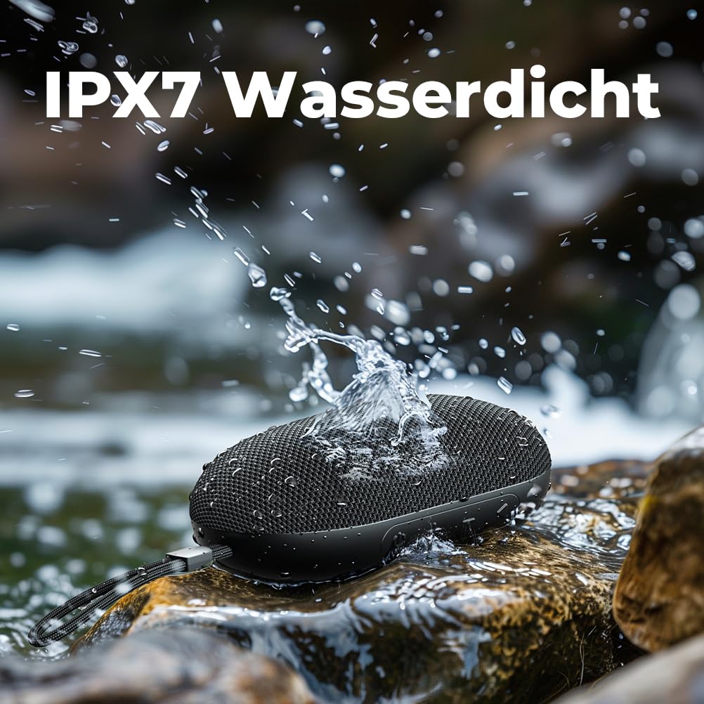 Колонка VOSFFEL Music Box IPX7 Bluetooth Speaker Small Waterproof Portable Wireless Bluetooth USB з SD Card, фото №4