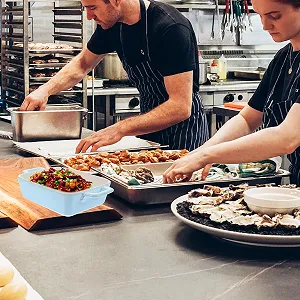 Форма для запікання керамічна з подвійними ручками Біла synthetic.ua - Фото 1