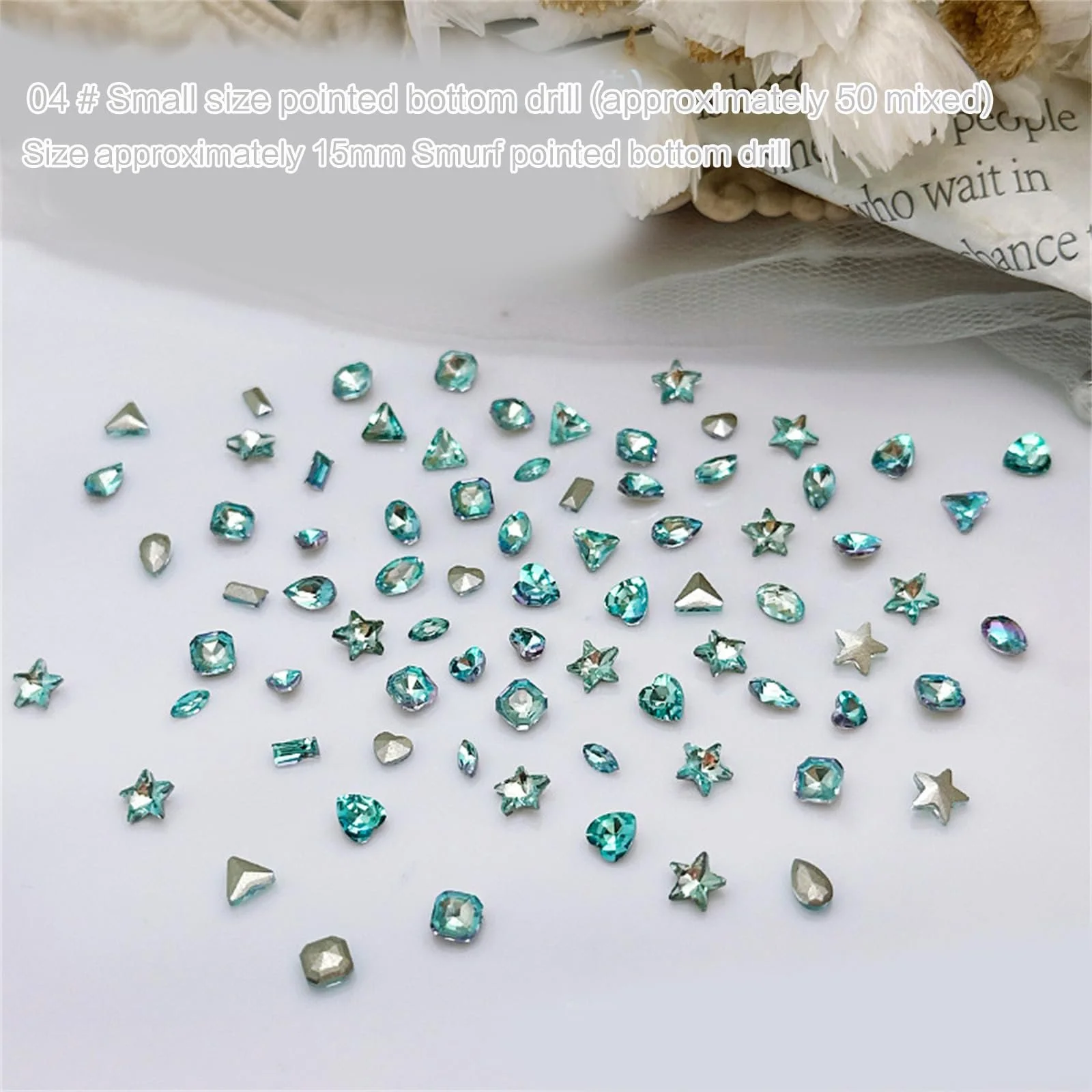 Стразы для ногтей Нерегулярные формы стекло Бриллиант Кристалл 3D украшения для маникюра, фото №8