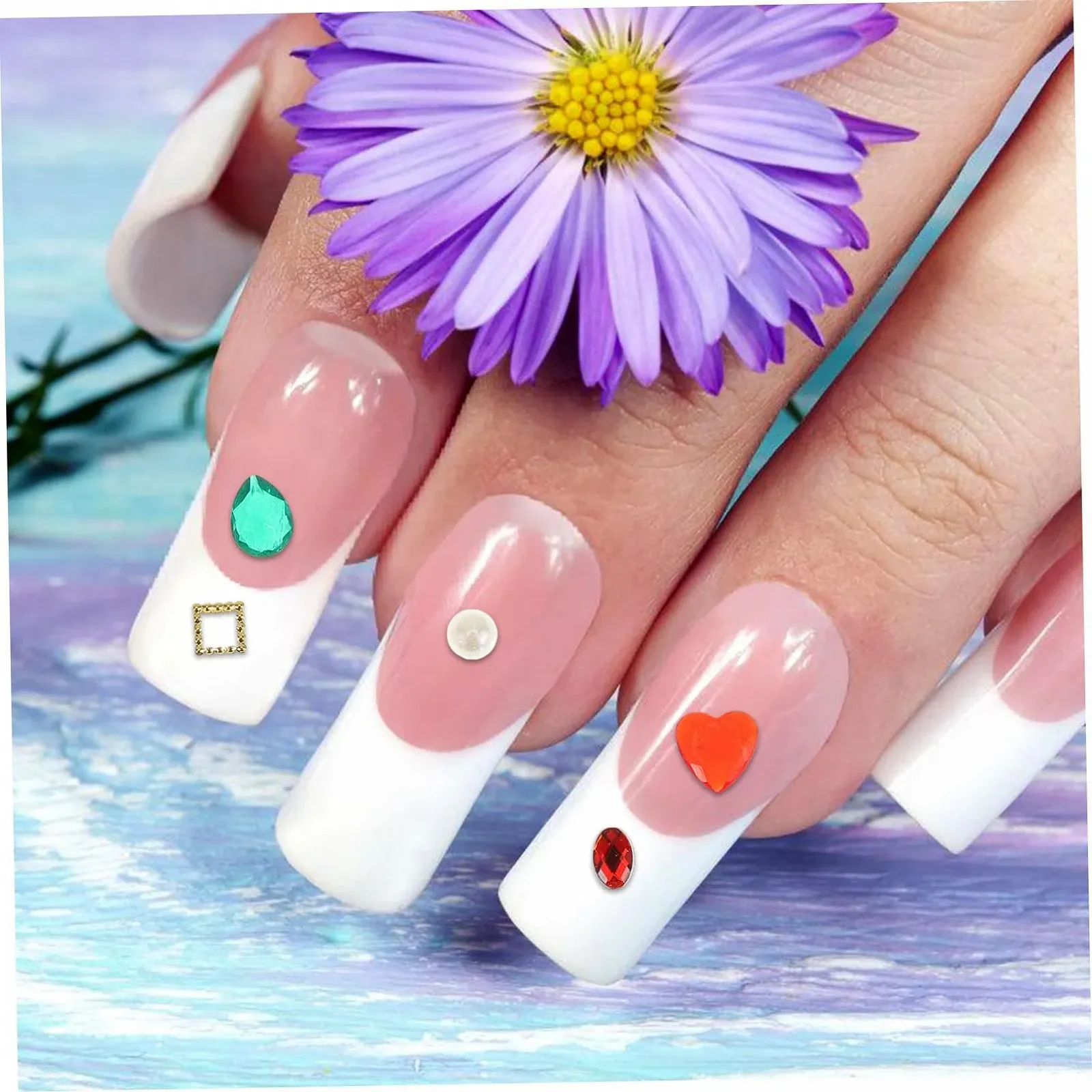 Стразы для ногтей Operitacx, блестящие, украшения, фото №5