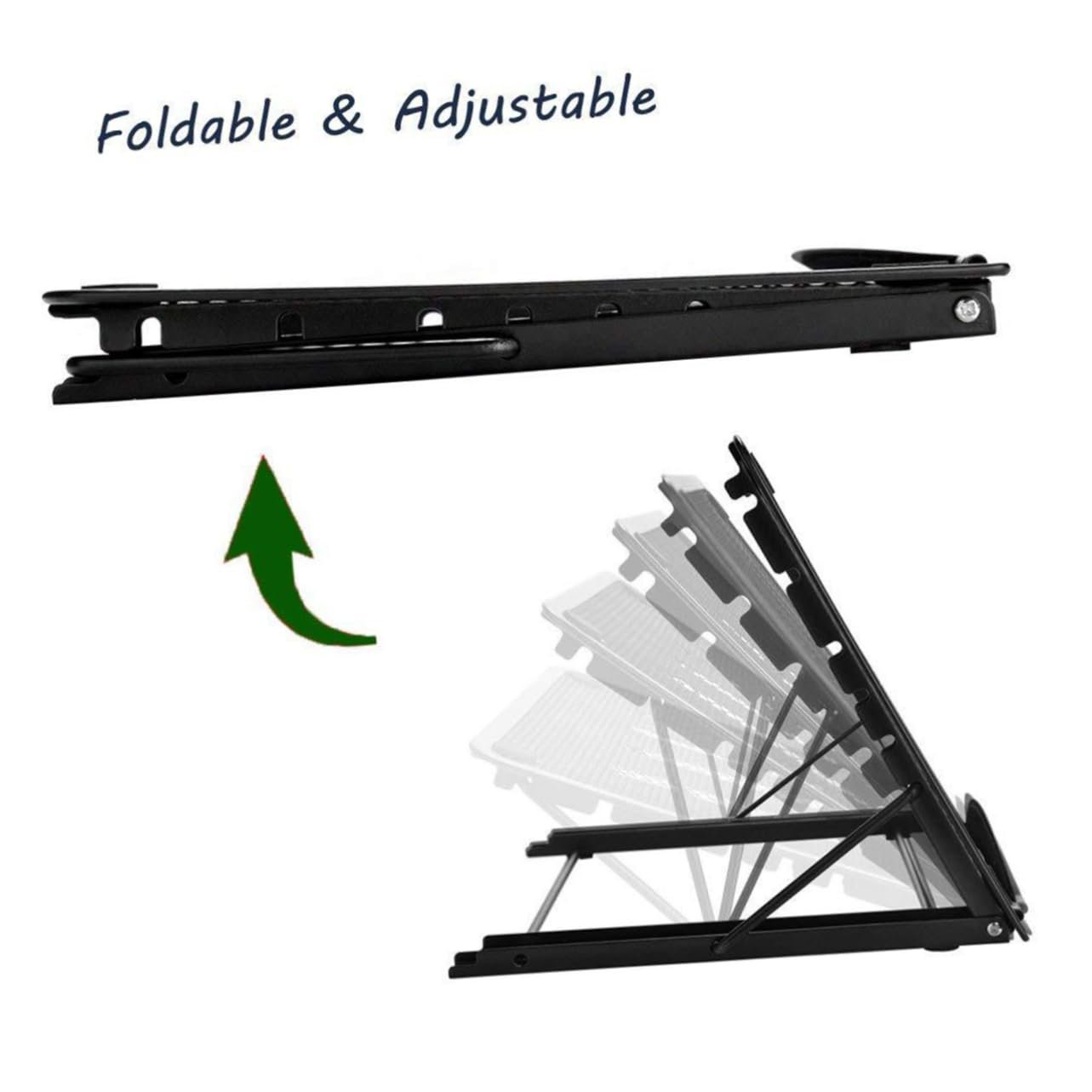 Подставка Тип NUOBESTY Регулируемая для планшета и ноутбука, черная, легкая, портативная, проста в использовании, фото №4 Подставка Тип NUOBESTY Регулируемая для планшета и ноутбука, черная, легкая, портативная, проста в использовании, фото №4