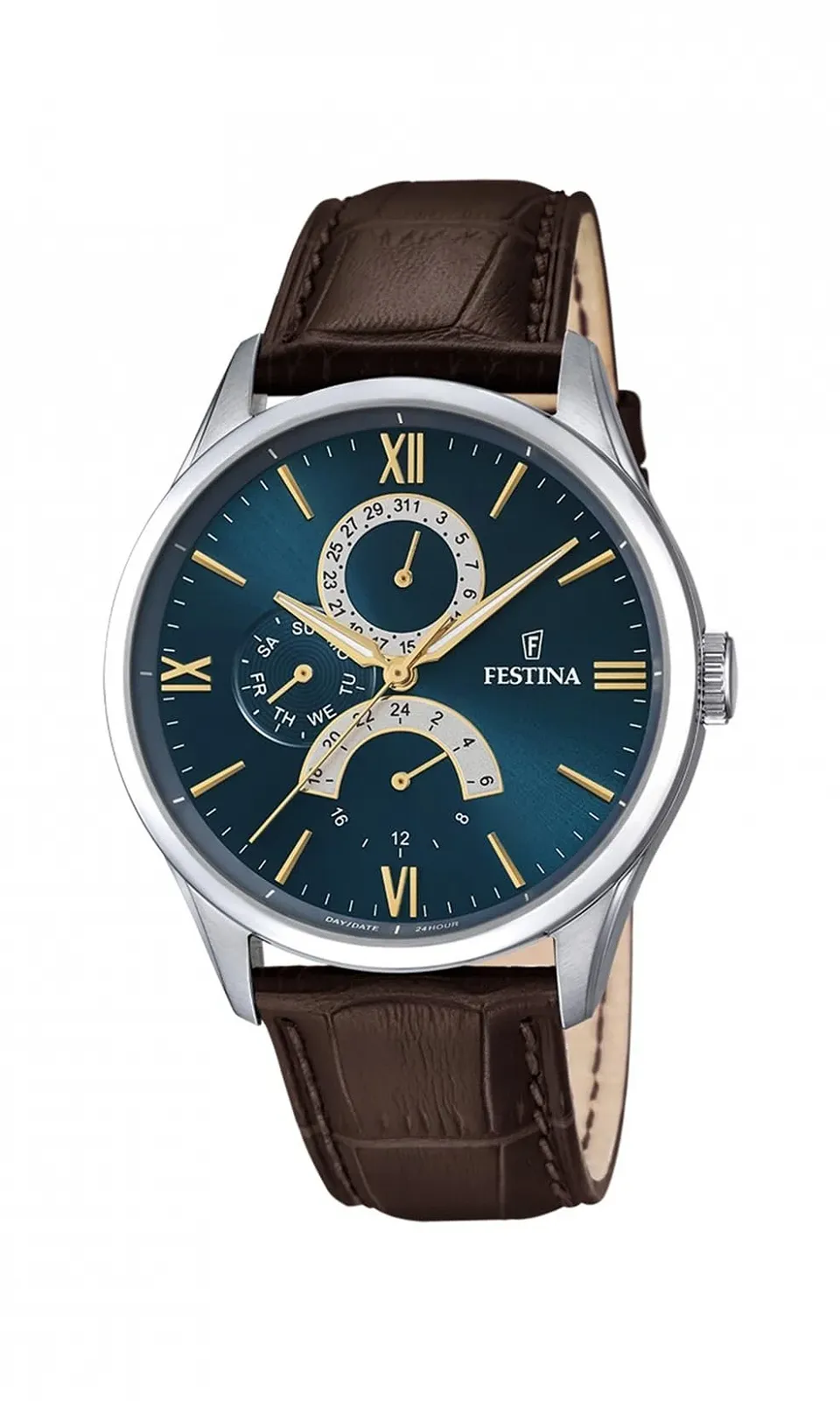 Чоловічий годинник Festina Синій Шкіряний Браслет, фото №1 Чоловічий годинник Festina Синій Шкіряний Браслет, фото №1