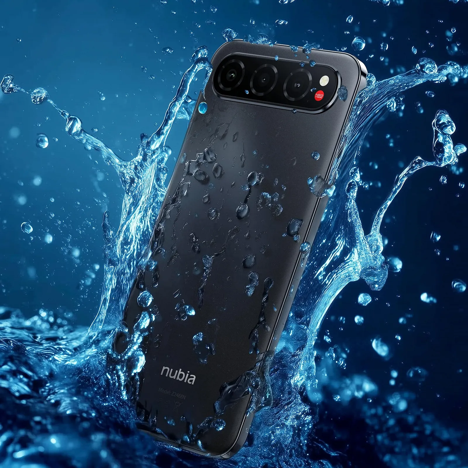 Смартфон nubia AIR 5G 6.78" 1.5K AMOLED 8GB RAM 256GB ROM 50MP 5000mAh 33W Black, фото №5