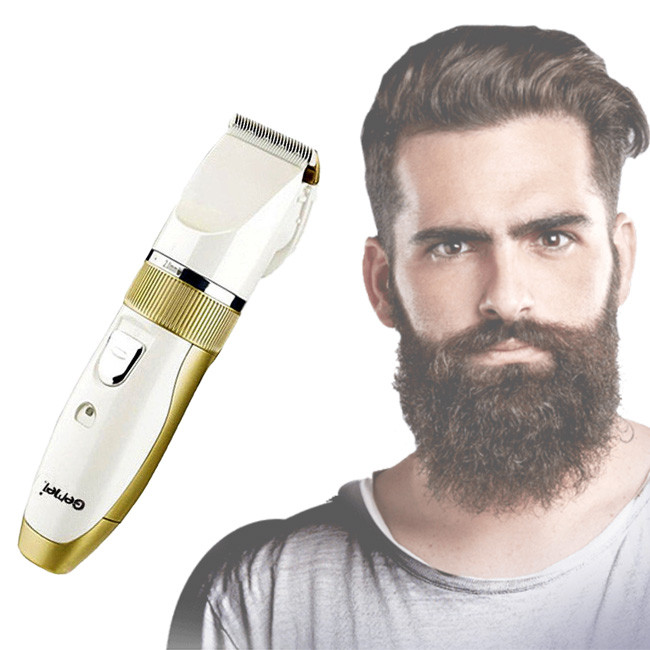 Машина для стрижки волосся Gemei GM-6001 Біла (77-01495), фото №2