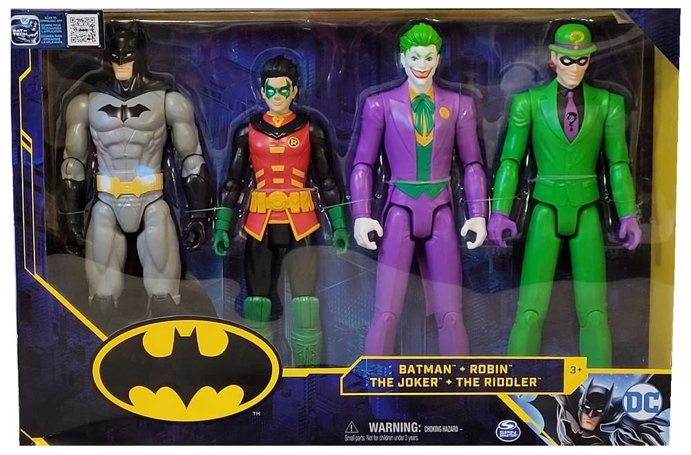 Фигурки DC Comics Бэтмен, Робин, Джокер, Загадочник, фото №2
