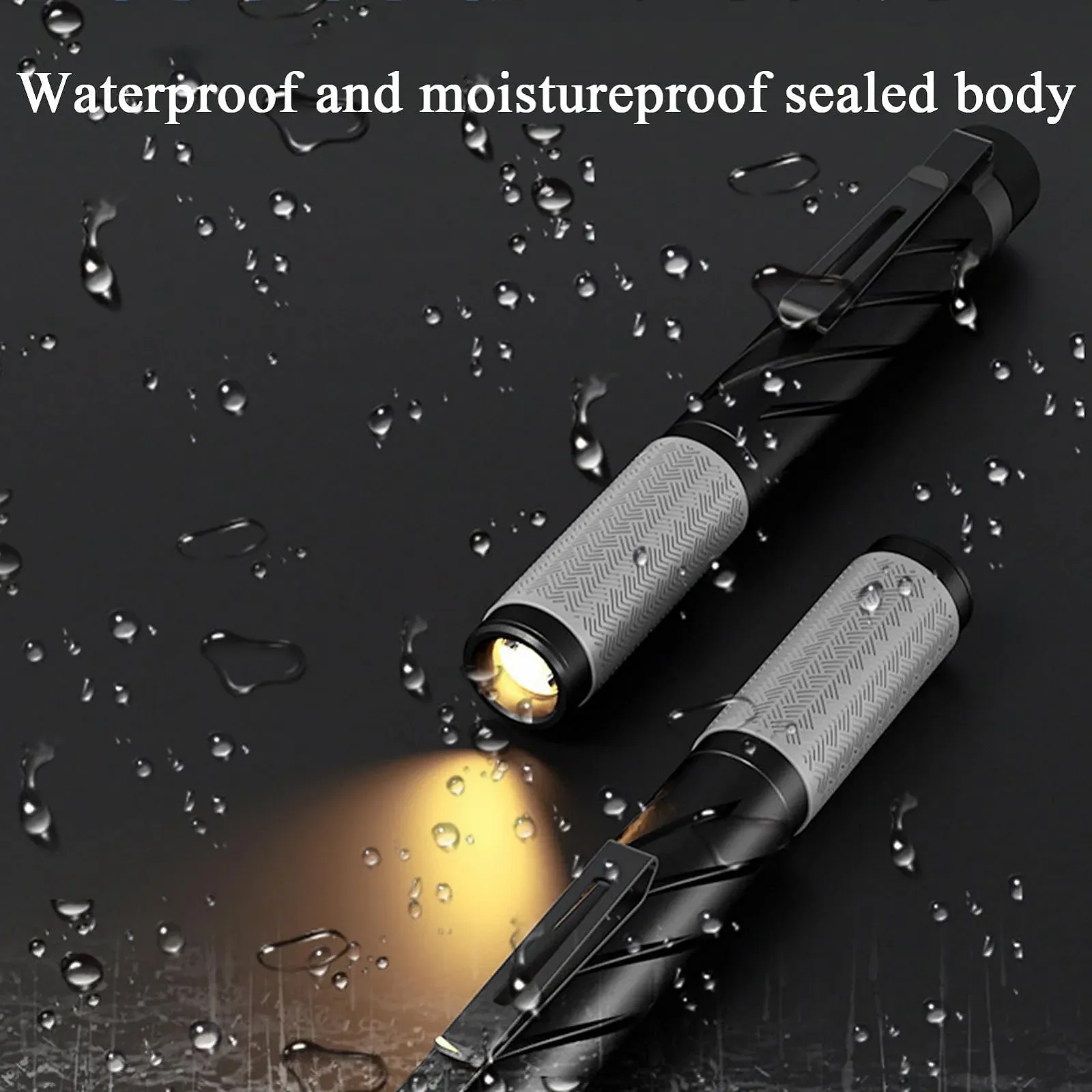 Ліхтарик Маленький USB Перезаряджуваний 3 Кольори Портативний для Кемпінгу для Пішого Туризму та Огляду Автомобільної Промисловості, фото №6