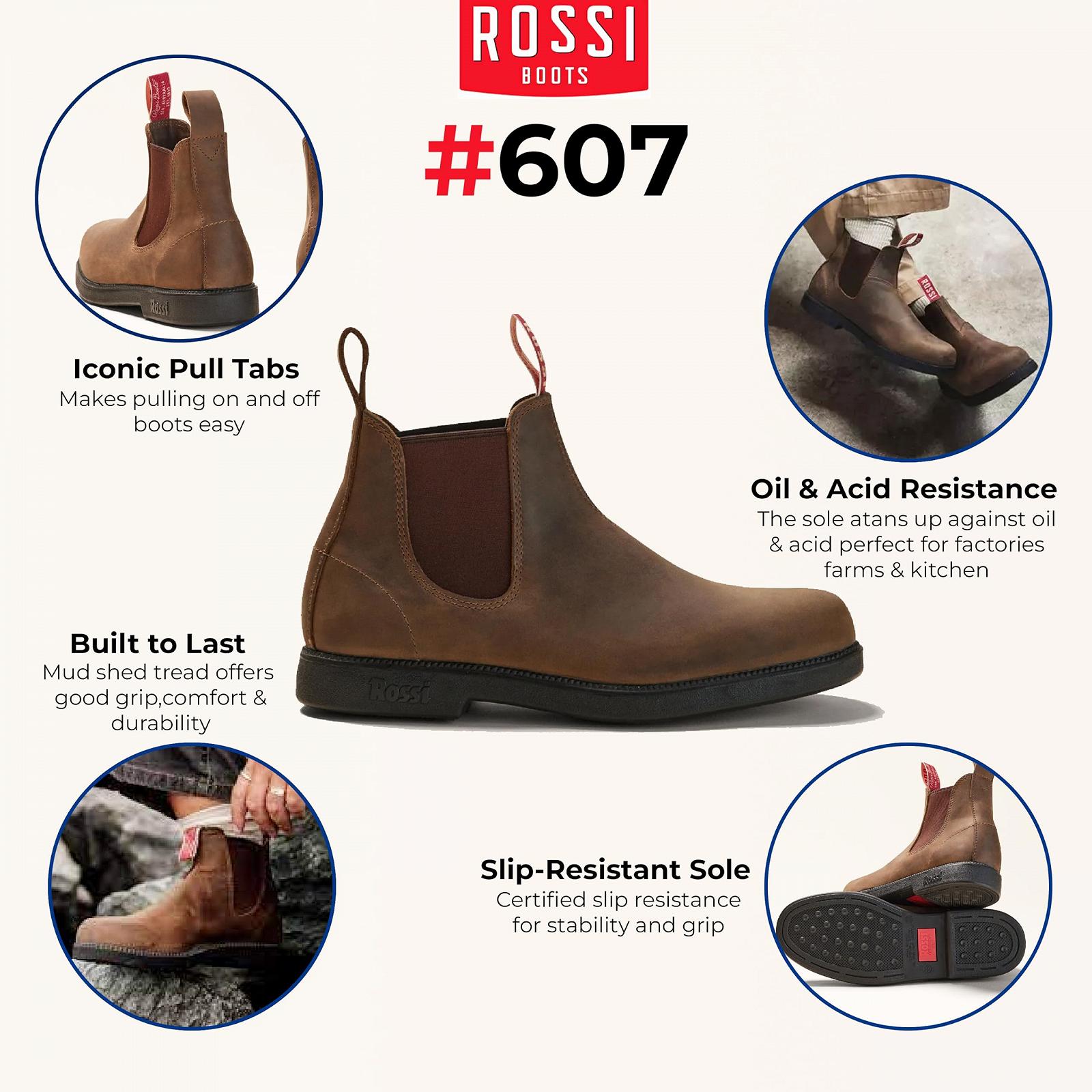 Челси ботинки Infinity Leather Rossi Booma 607 Кожа Австралийский Унисекс, фото №2