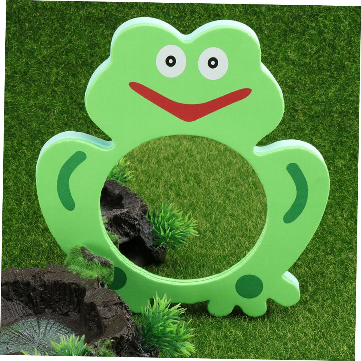 Игрушка для ванны Зеркало Мультяшный Лягушка Зеленый, фото №5