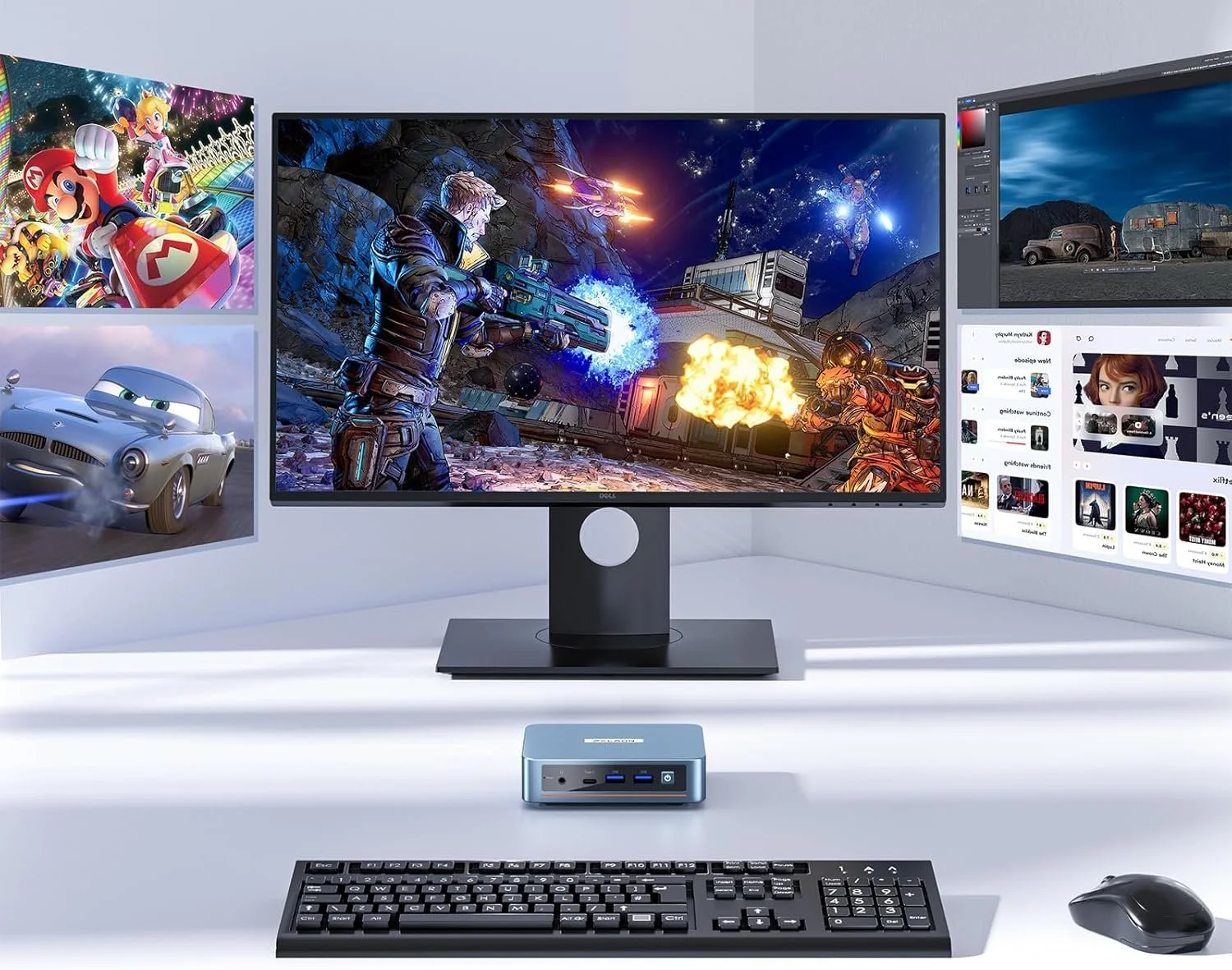 Міні ПК Peladn WI-6 / Intel N100 / RAM 16GB / SSD 512GB / 2 х HDMI / LAN / Wi-Fi 5 / Bluetooth 4.2 / Windows 11 / Блакитний, фото №5 Міні ПК Peladn WI-6 / Intel N100 / RAM 16GB / SSD 512GB / 2 х HDMI / LAN / Wi-Fi 5 / Bluetooth 4.2 / Windows 11 / Блакитний, фото №5
