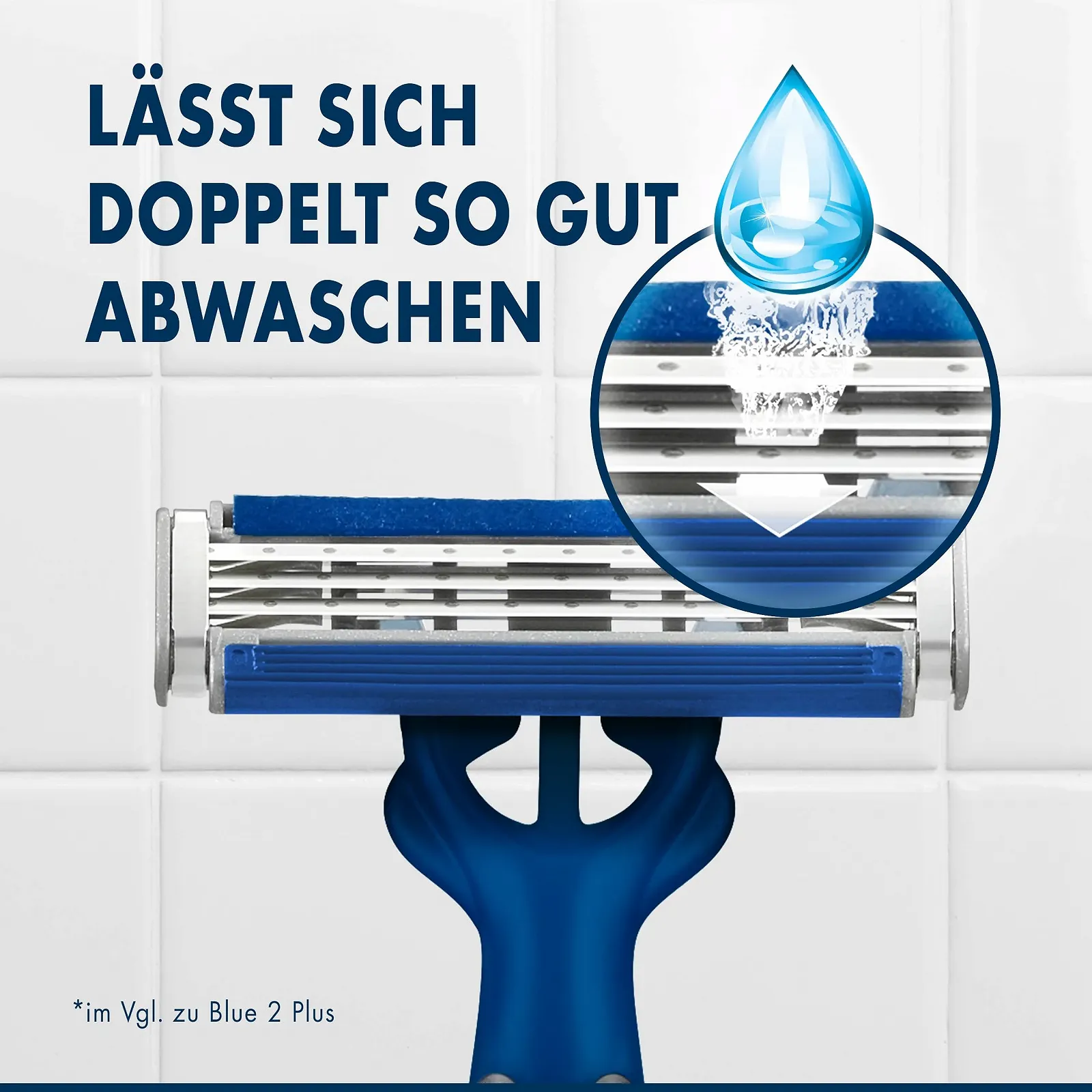 Одноразовая бритва Gillette Blue3 Smooth 6 шт 3 лезвия 40° ComfortGel, фото №6