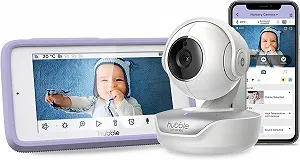 Детская видеоняня с монитором 5'' Hubble Connected Nursery Pal HD WI-FI Белый - Фото 1