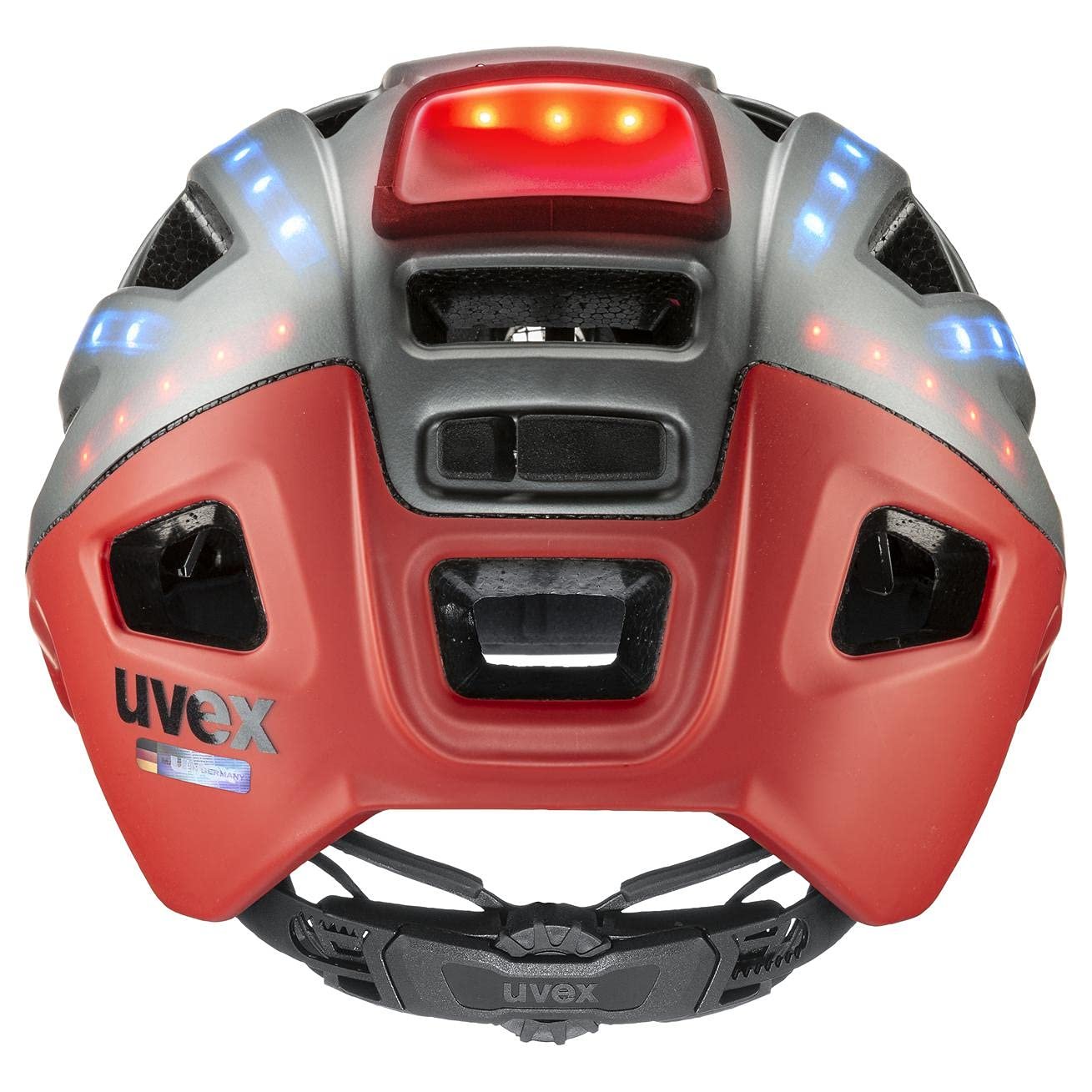 Шлем Uvex Finale 2.0 Light Silver red mat, фото №5