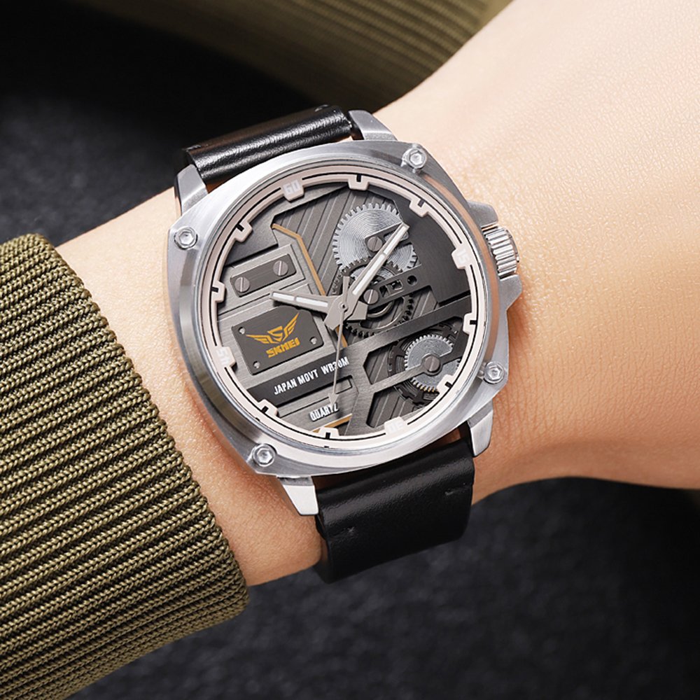 Годинник Skmei 2289SIBK Silver-Black, фото №4