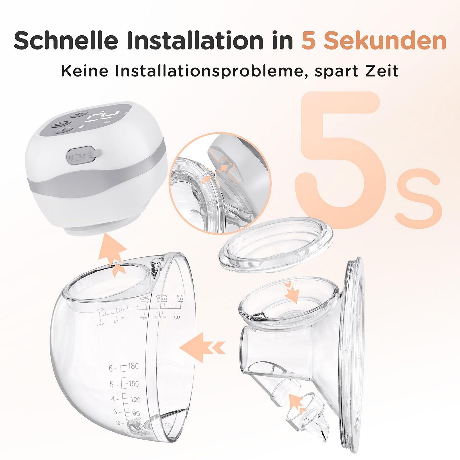 Молокоотсос электрический Jheppbay портативный, hands-free, 3 режима, 12 уровней, тихий (1 шт. в упаковке), фото №7 Молокоотсос электрический Jheppbay портативный, hands-free, 3 режима, 12 уровней, тихий (1 шт. в упаковке), фото №7