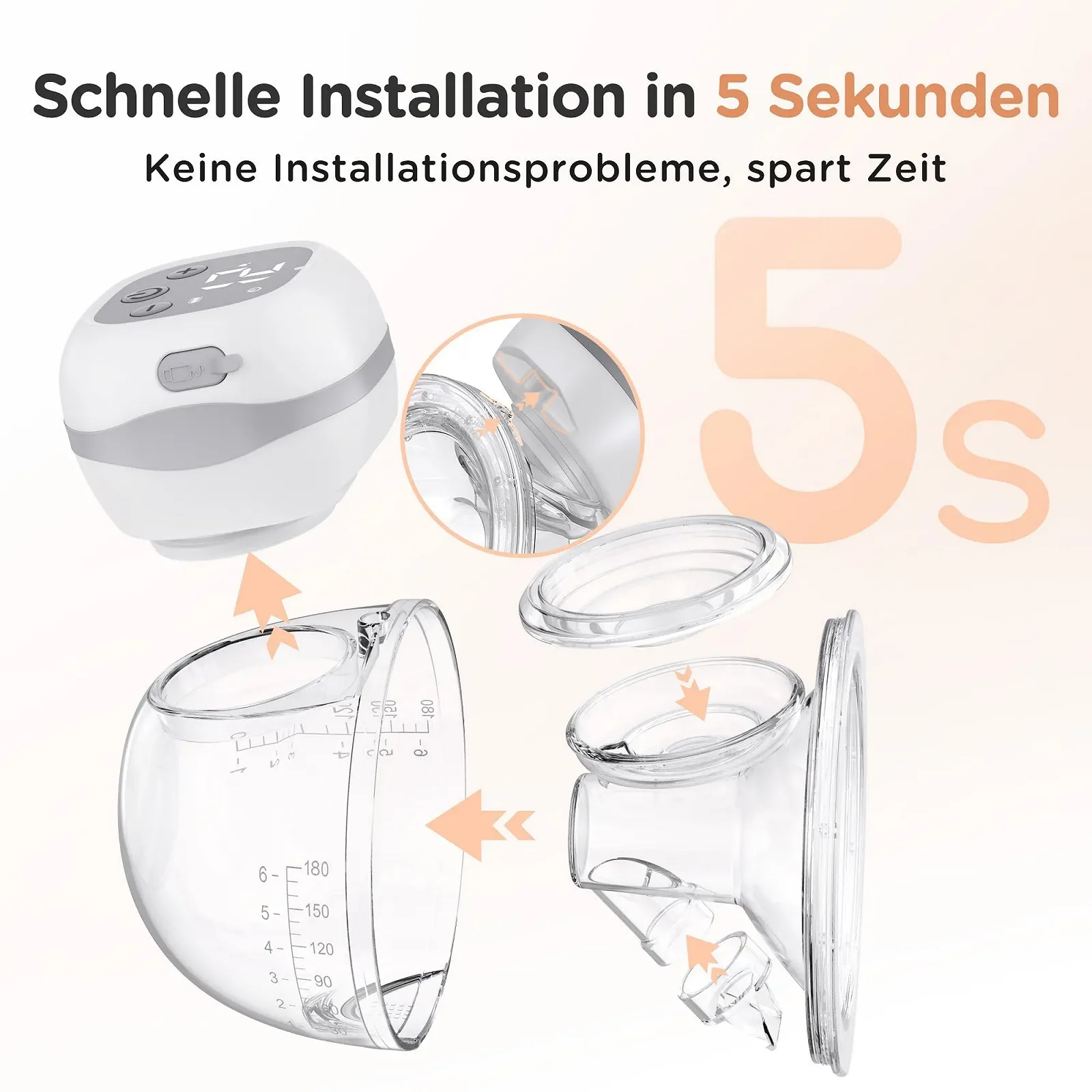 Молокоотсос электрический Jheppbay портативный, hands-free, 3 режима, 12 уровней, тихий (1 шт. в упаковке), фото №7 Молокоотсос электрический Jheppbay портативный, hands-free, 3 режима, 12 уровней, тихий (1 шт. в упаковке), фото №7