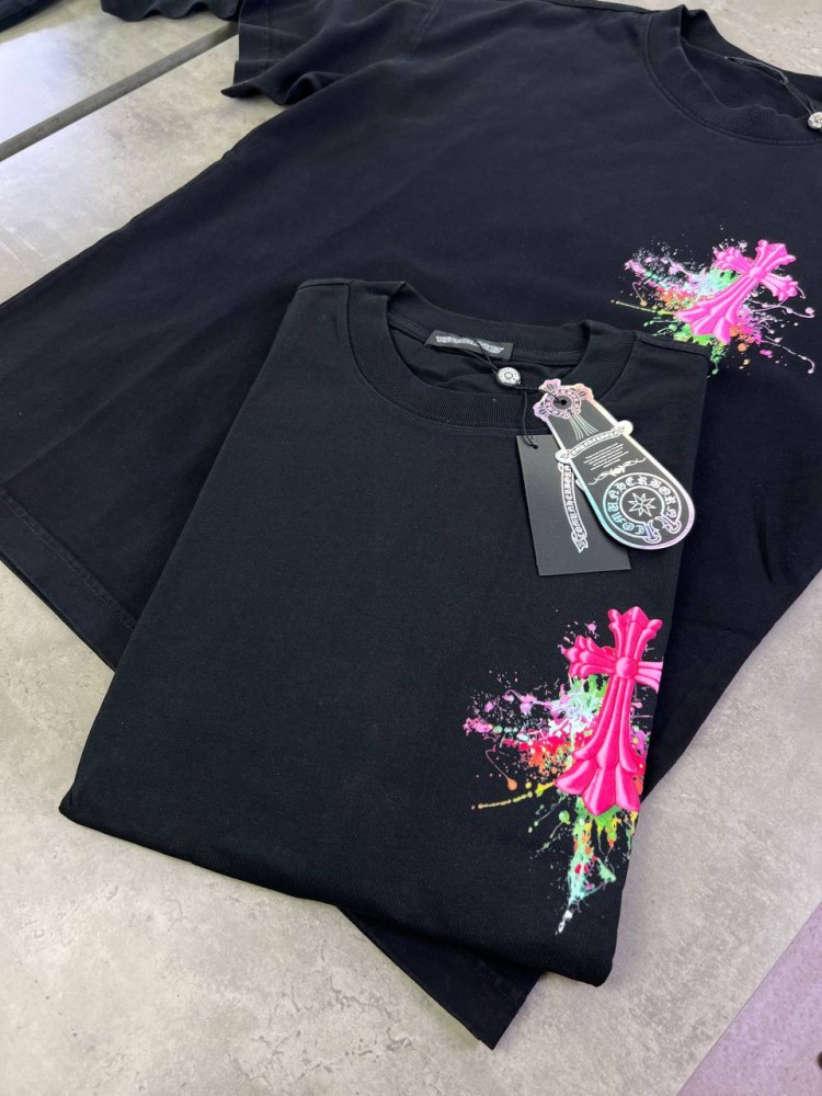 Футболка Chrome Hearts Black чорна f671, фото №2 Футболка Chrome Hearts Black чорна f671, фото №2
