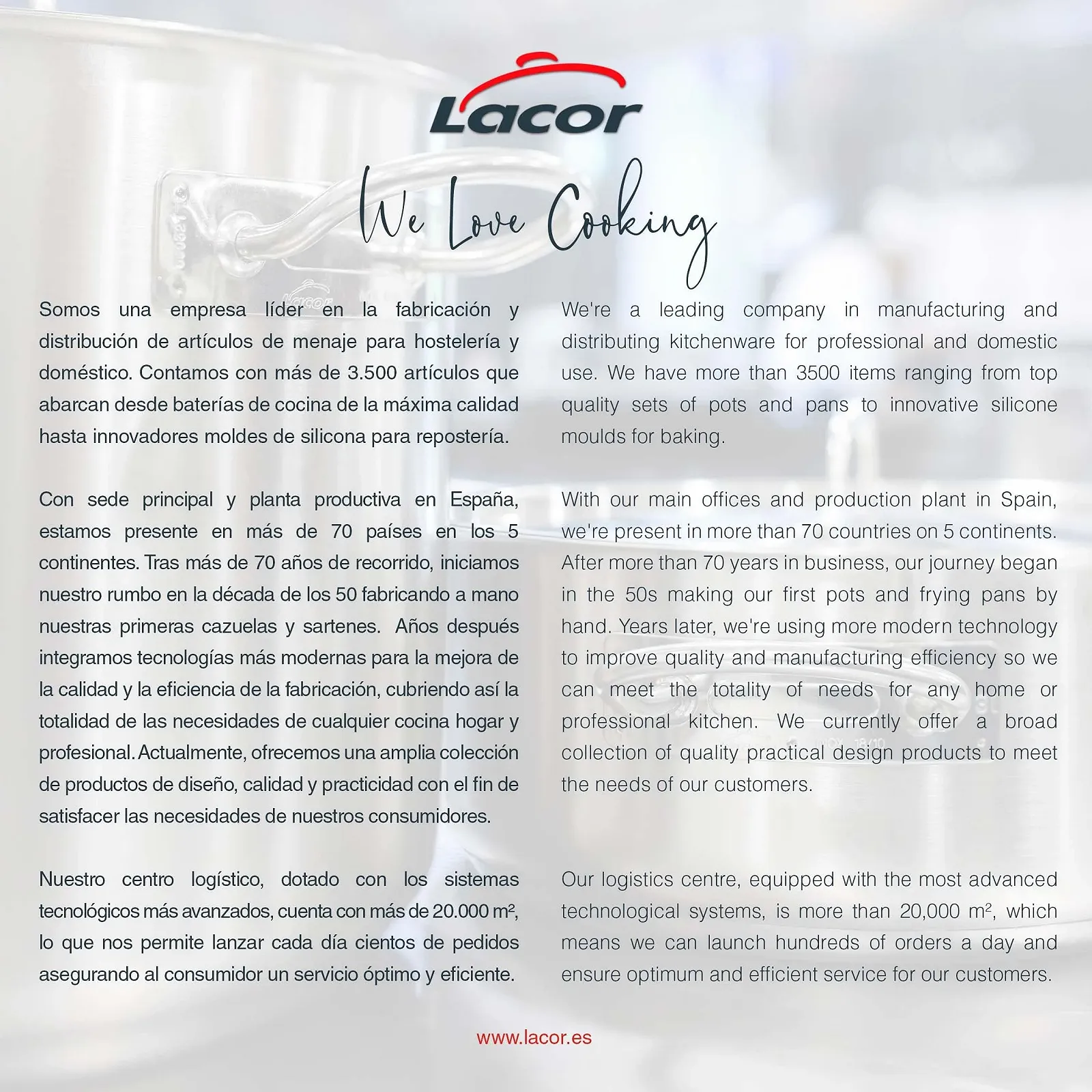 Каструля Lacor Chef Classic 50050 50 см 38.2 л, фото №7 Каструля Lacor Chef Classic 50050 50 см 38.2 л, фото №7