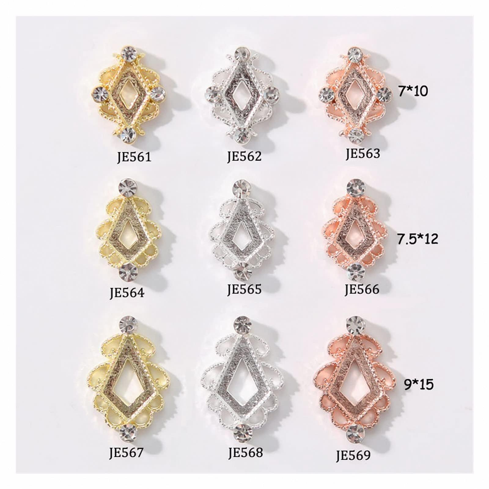 Квадратні Металеві 3D 100 шт Золотий / Бежевий, фото №4