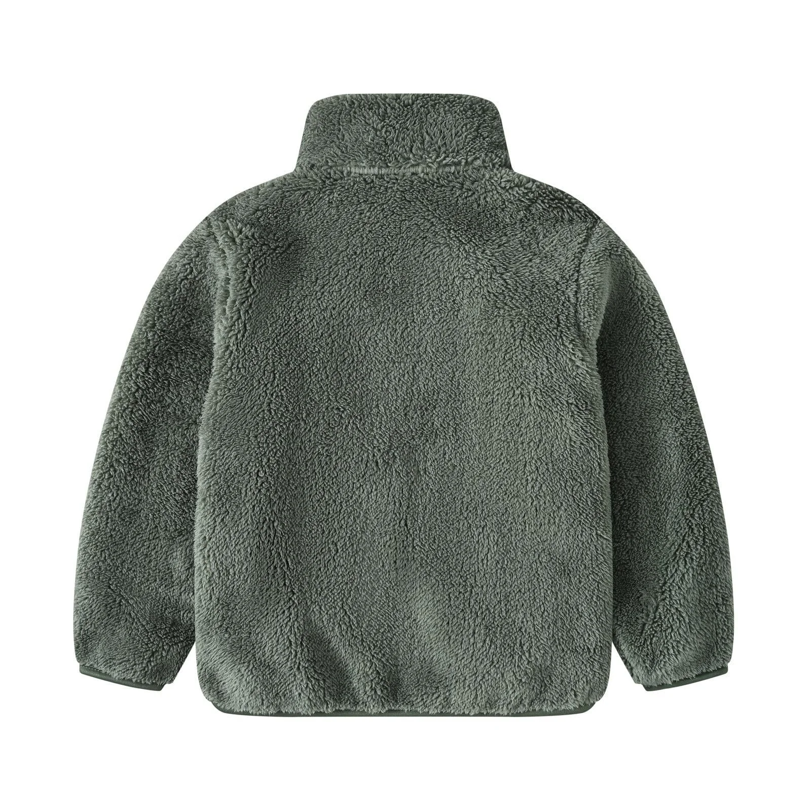 Куртка Teddy Generisch зимова дитяча флісова, унісекс, плюшева, тепла, з коміром-стійкою, фото №3