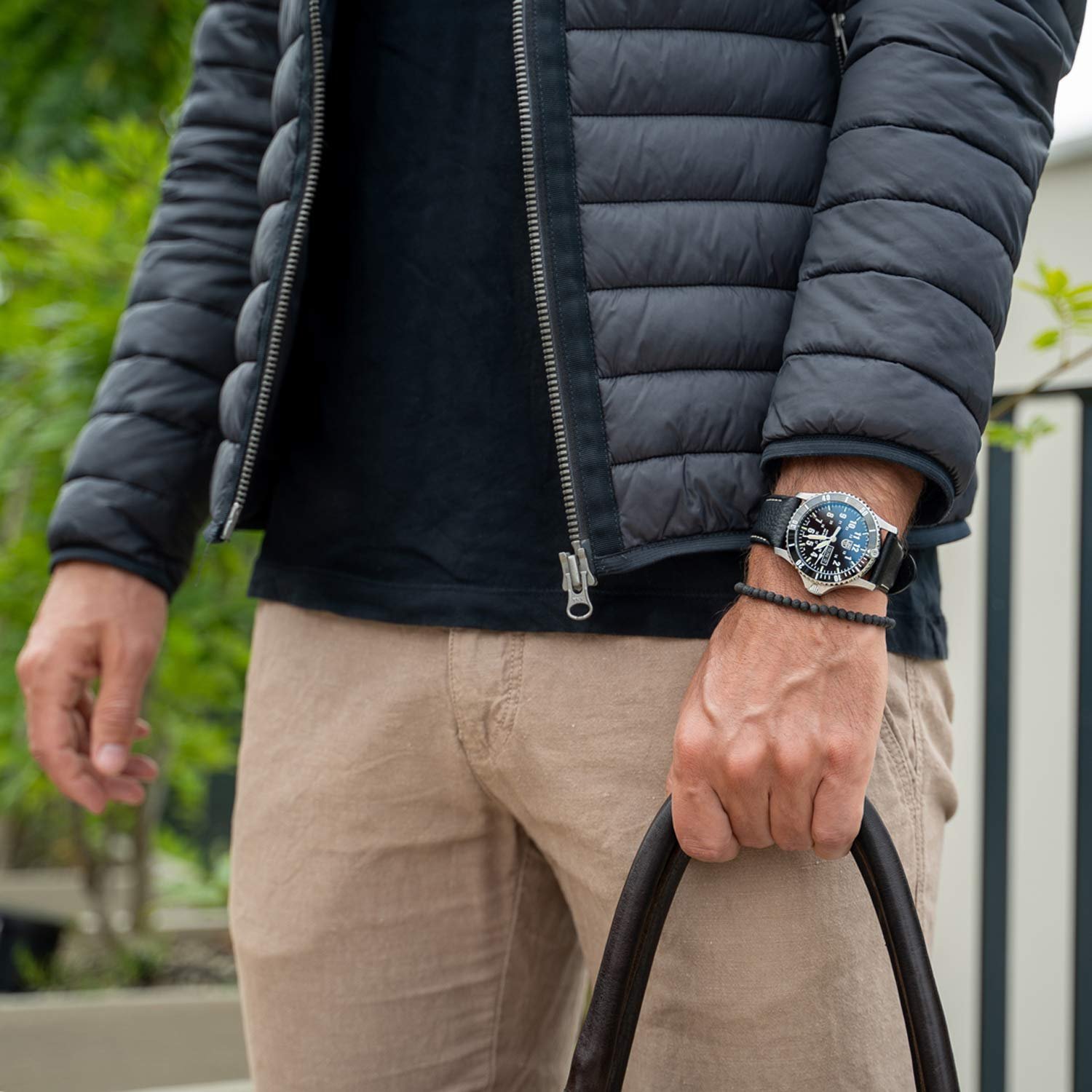 Годинник Luminox Automatic Sport Timer XS.0921 Чоловічий 42 мм Чорний/Срібний, фото №2