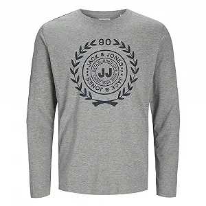 Пижама JACK & JONES Jacathens Ls Tee and Pants Set Jnr synthetic.ua - Фото 1