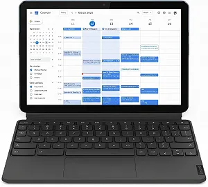 Сенсорний ноутбук 10.1" Lenovo IdeaPad Duet Chromebook Mediatek P60T RAM 4GB eMMC 64GB 10год батарея Chrome OS Алюмінієвий корпус (UKR) - Фото 1