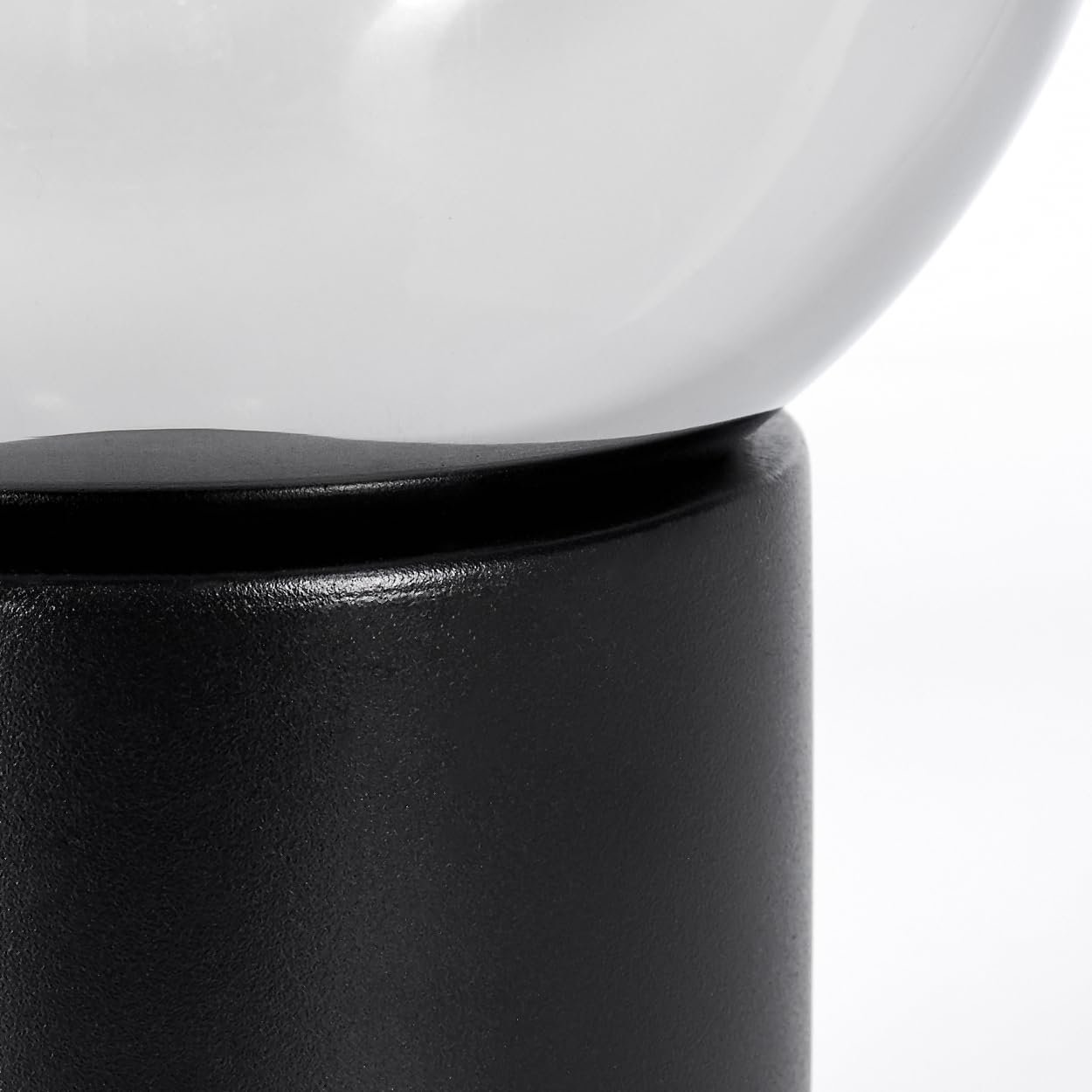 Настільна лампа HOFSTEIN Koyoto E27 15 см Чорний/Хром/Димчастий/Прозорий, фото №6