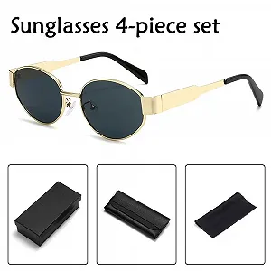 Солнцезащитные очки Ретро Поляризованные UV400 Прямоугольная оправа Тень synthetic.ua - Фото 1