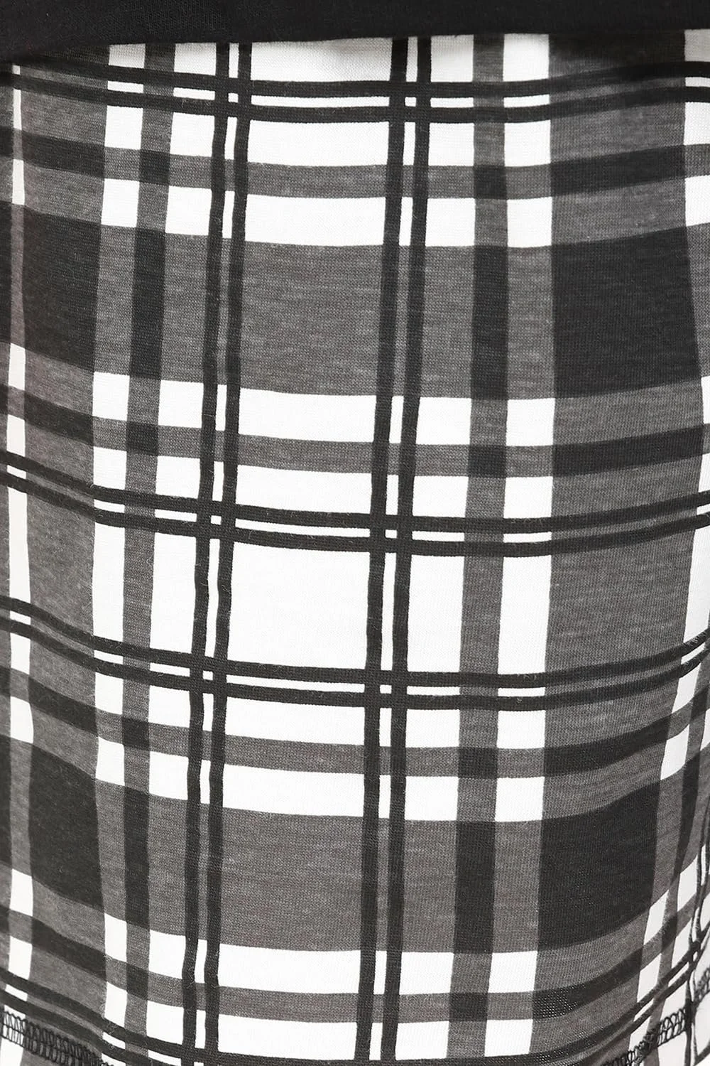 Піжамний набір ThePyjamaFactory Бавовна Чорний та білий в клітинку для хлопчиків, фото №5