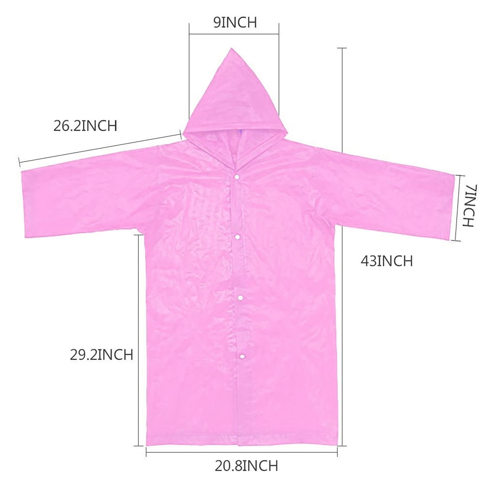 Детский летний дождевой плащ с капюшоном, многоразовый дождевой плащ, водонепроницаемый тонкий на молнии с карманом, дождевик, воздухопроницаемый, легкий, складной дождевой костюм, дождевая куртка, фото №3