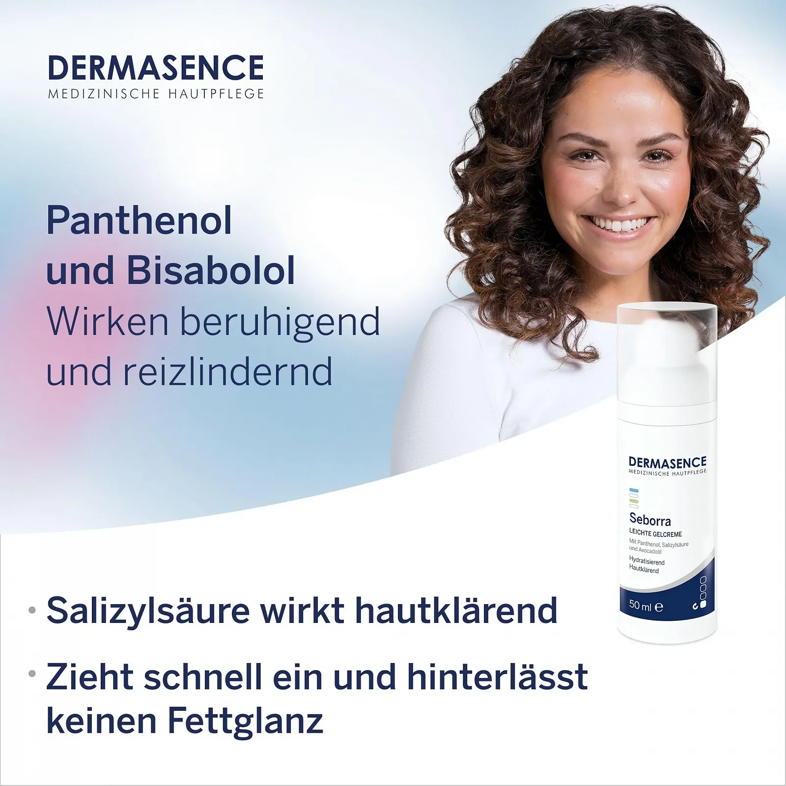 Денний гель-крем DERMASENCE Seborra Light Gel Cream для жирної та комбінованої шкіри зволожуючий 50 мл, фото №4 Денний гель-крем DERMASENCE Seborra Light Gel Cream для жирної та комбінованої шкіри зволожуючий 50 мл, фото №4