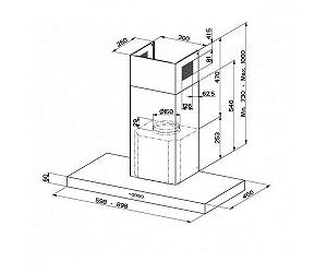 Витяжка Faber Stilo Comfort BK Matt A60 (325.0618.791)