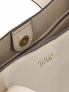 Сумка через плече GUESS Jovie Society Satchel Taupe ціна на synthetic.ua - Фото 1 Сумка через плече GUESS Jovie Society Satchel Taupe synthetic.ua - Фото 1