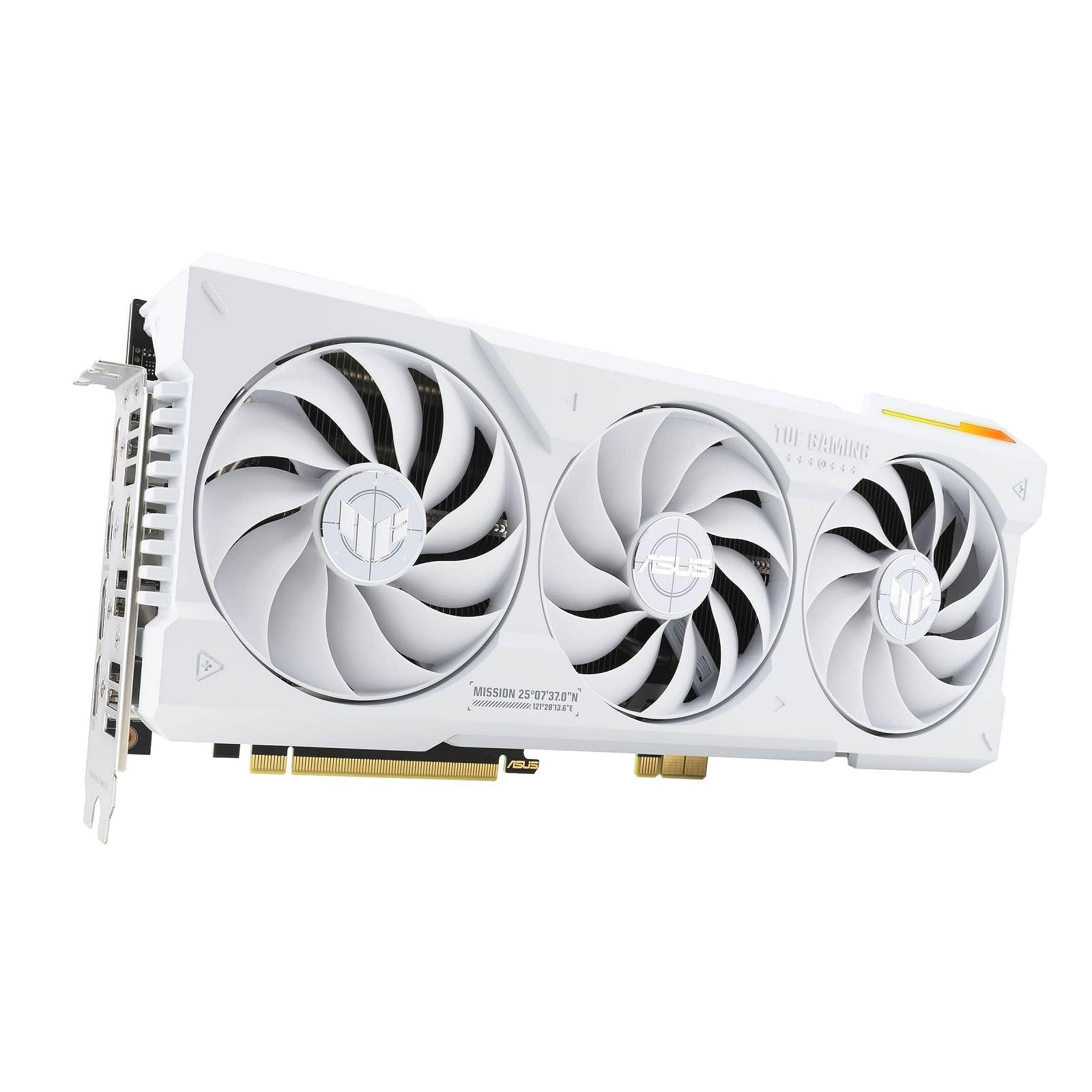 Видеокарта ASUS TUF Gaming GeForce RTX 4070 Ti SUPER BTF White OC Edition 16GB GDDR6X Белая, фото №5