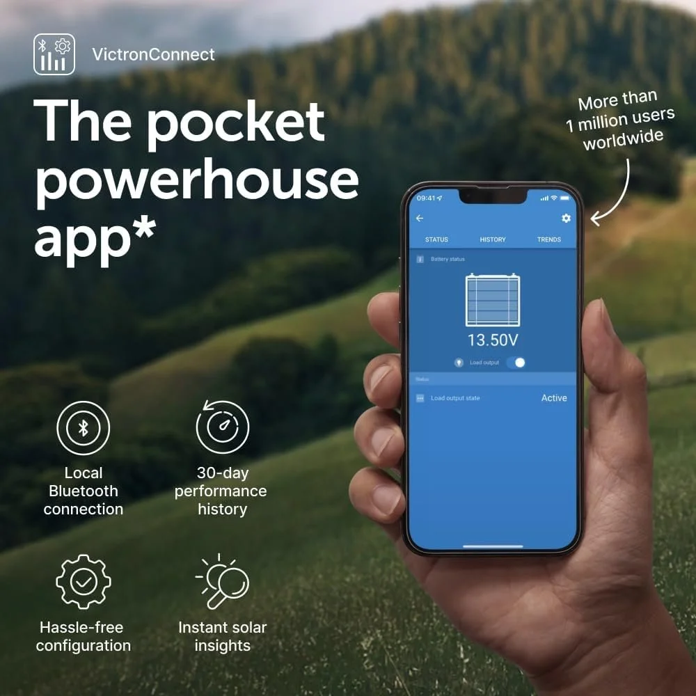 Реле відключення АКБ Victron Energy Smart Battery Protect / 48V / 100A /Програмоване / Блакитне, фото №6 Реле відключення АКБ Victron Energy Smart Battery Protect / 48V / 100A /Програмоване / Блакитне, фото №6