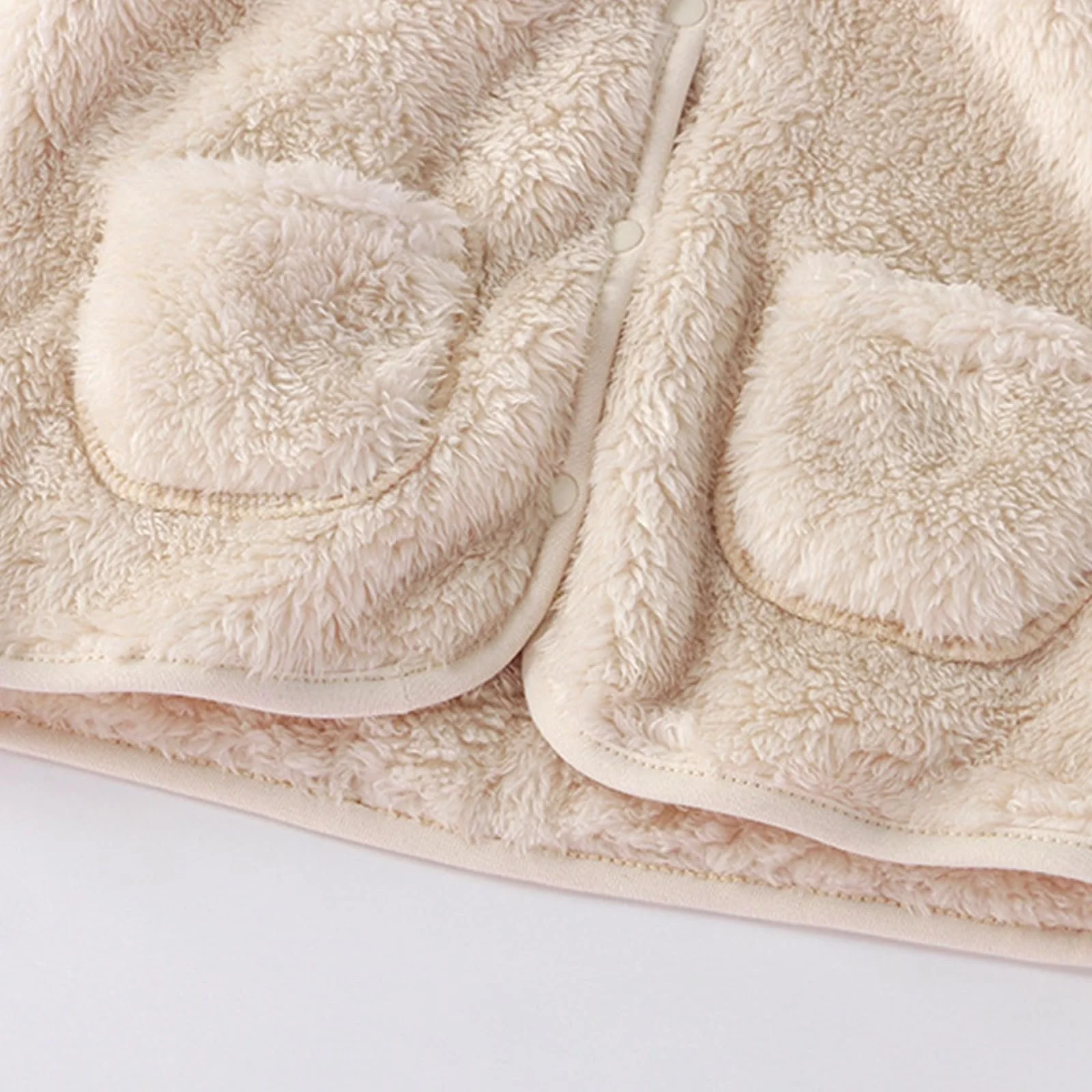 Жилет Teddy Fleece для дівчат та хлопчиків, без рукавів, однотонний, фото №4