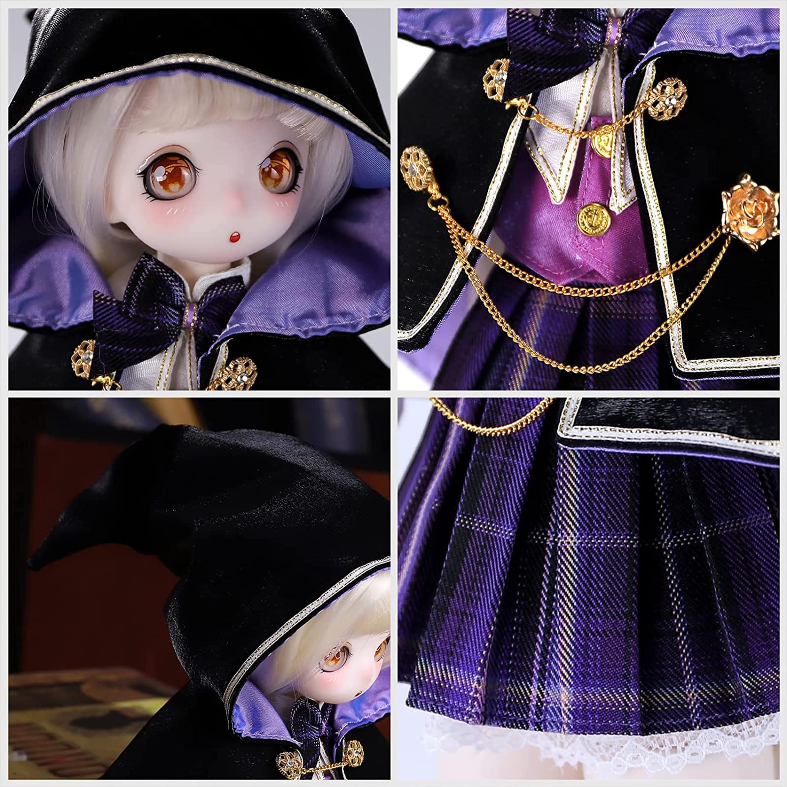 Кукла YolvRy 1/4 BJD Match Girl Series 16 Inch Anime Style Full Set Clara, фото №5